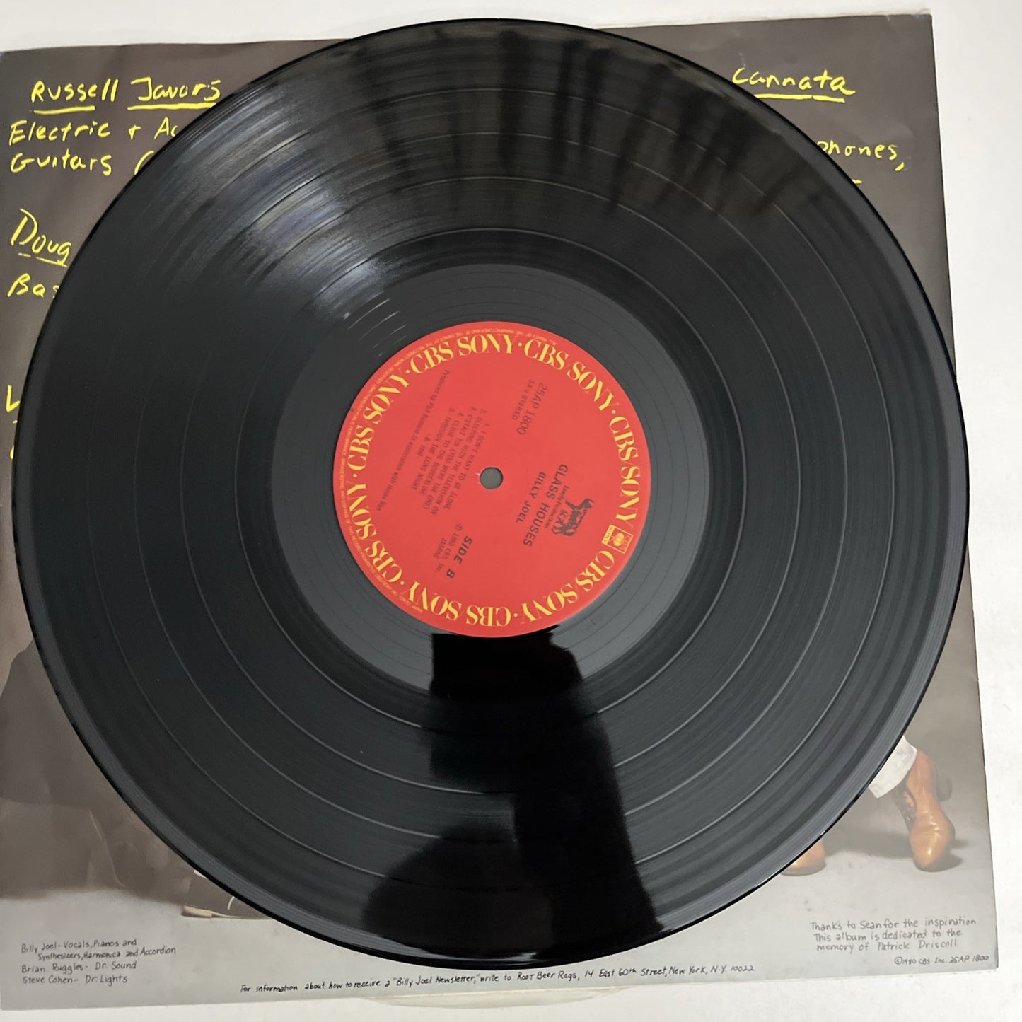 Billy Joel – Glass Houses (Vinyl, 1980) Japan Album LP Record 25AP 1800