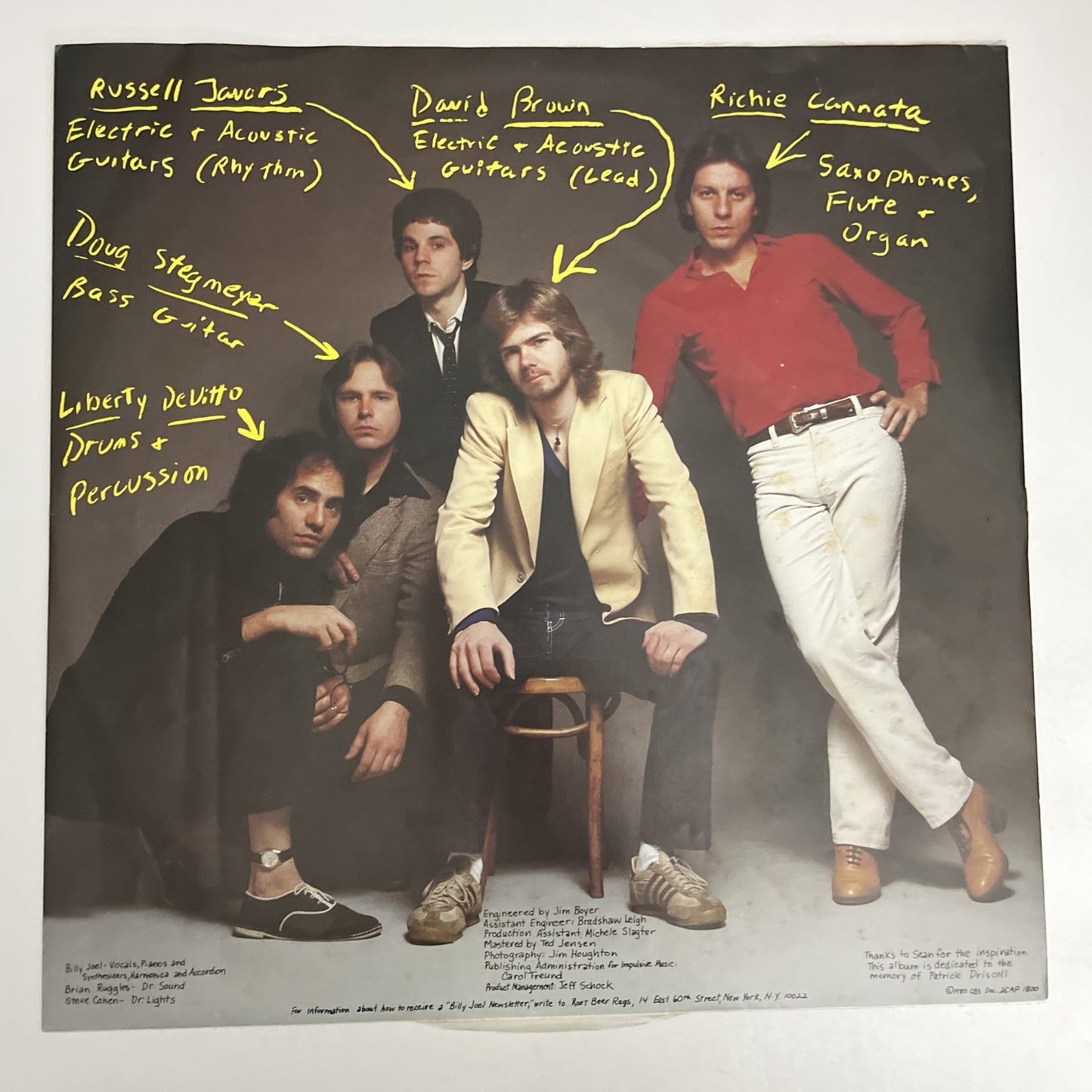 Billy Joel – Glass Houses (Vinyl, 1980) Japan Album LP Record 25AP 1800