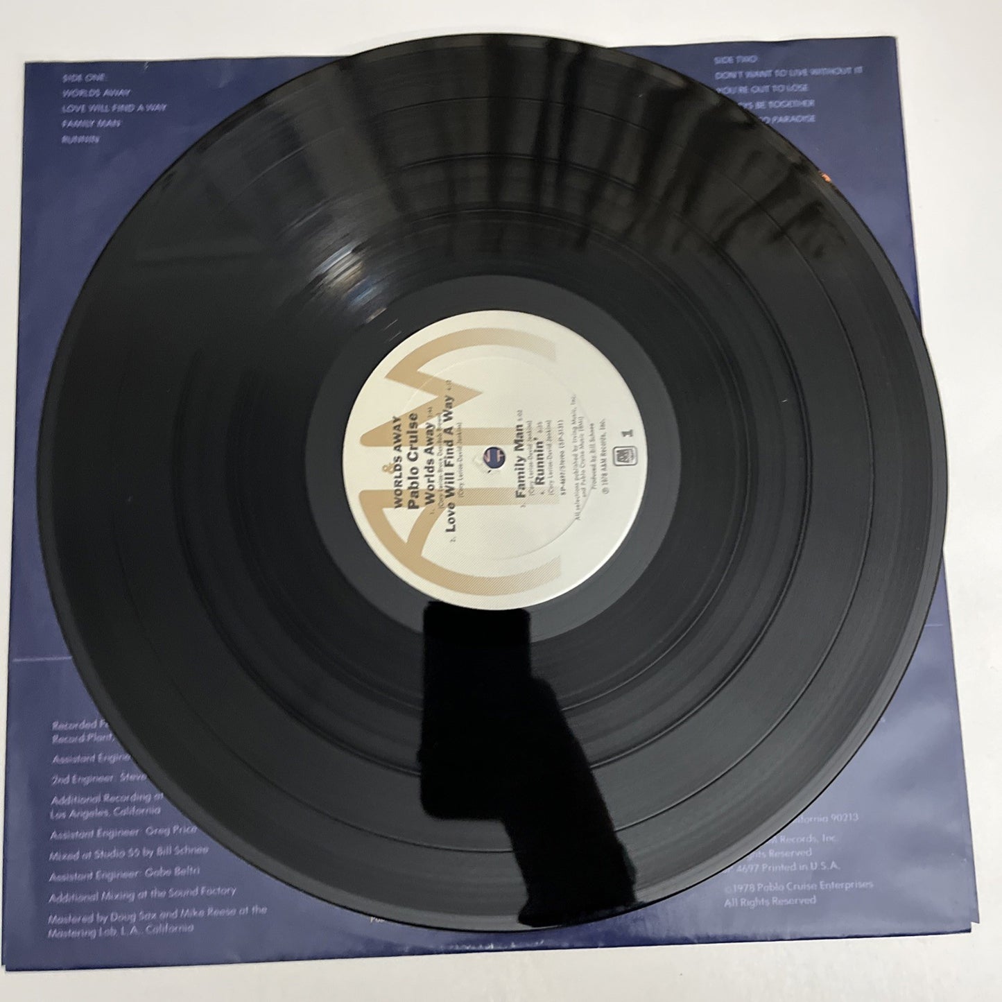 Pablo Cruise – Worlds Away (Vinyl, 1978) US LP Album Record SP-4697