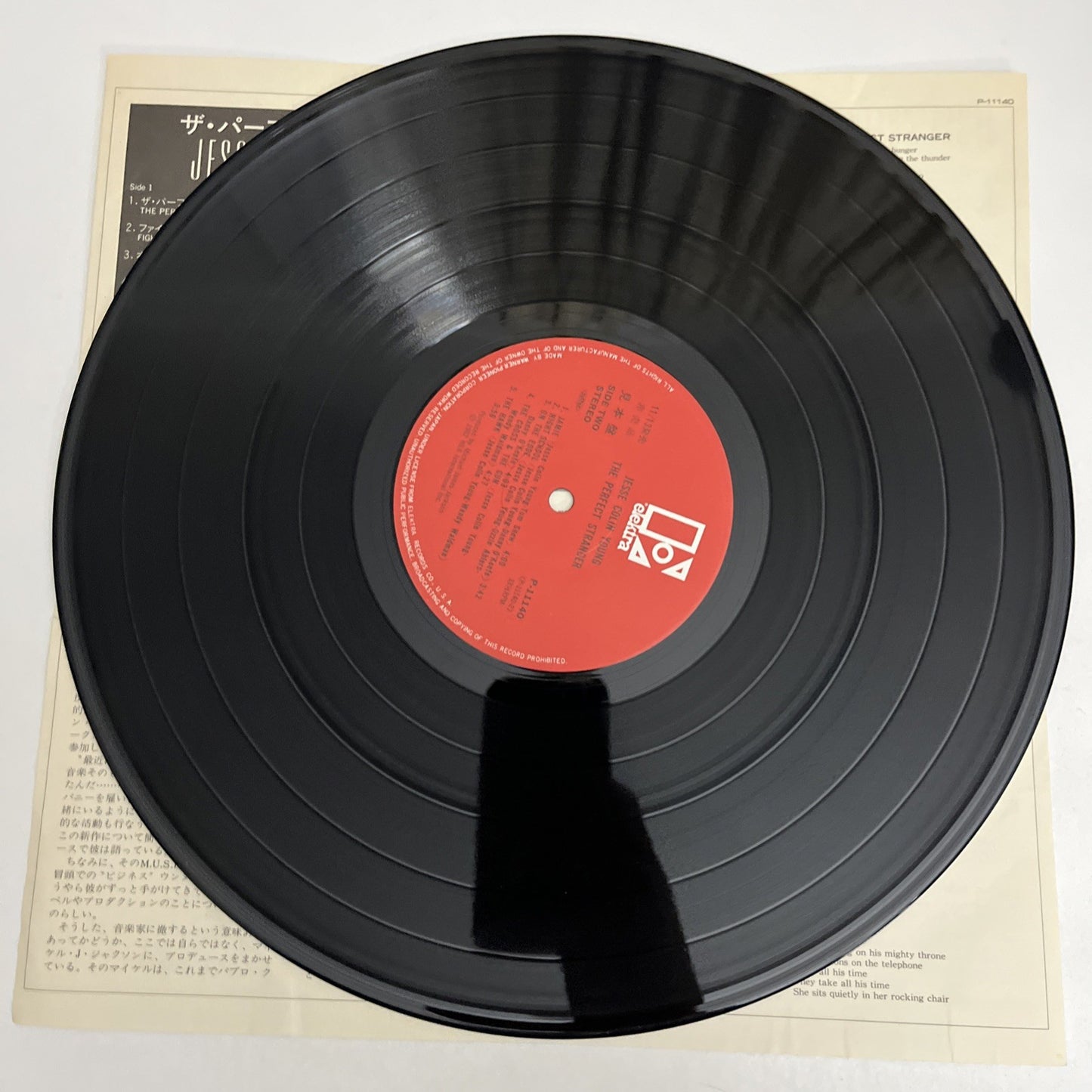 Jesse Colin Young – The Perfect Stranger (Vinyl, 1982) Japan LP Album P-11140