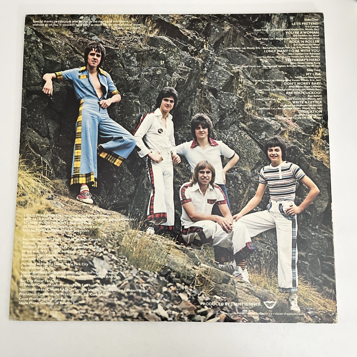 Bay City Rollers – Dedication (Vinyl, 1976) Japan LP Gatefold Album IES 80646