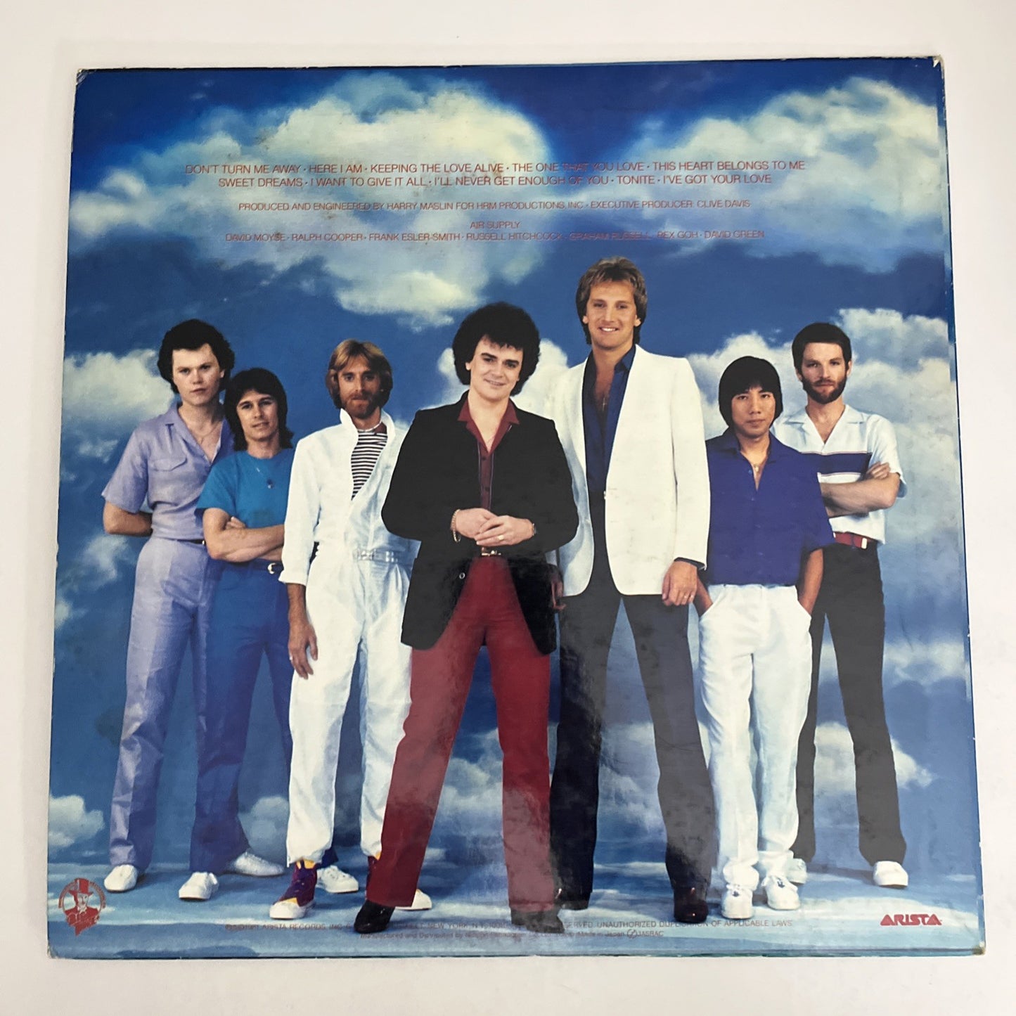 Air Supply – The One That You Love (Vinyl, 1981) Japan LP Album 25RS-127