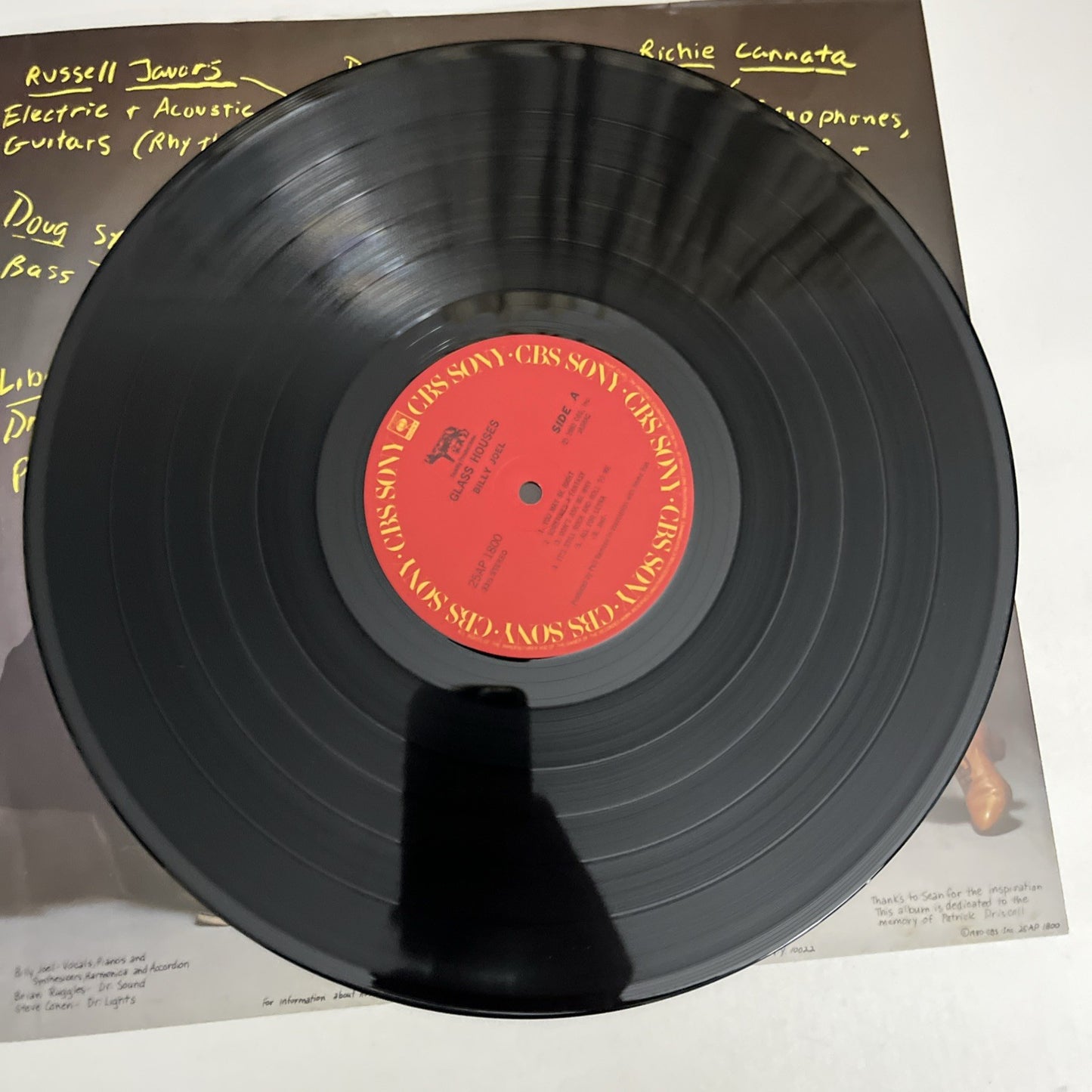 Billy Joel – Glass Houses (Vinyl, 1980) Japan LP Album 25AP 1800