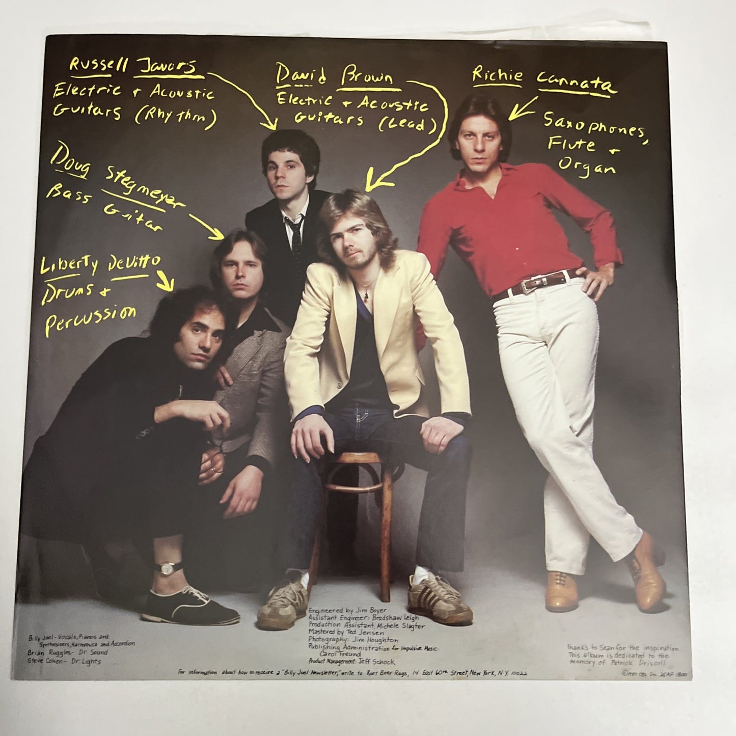 Billy Joel – Glass Houses (Vinyl, 1980) Japan LP Album 25AP 1800