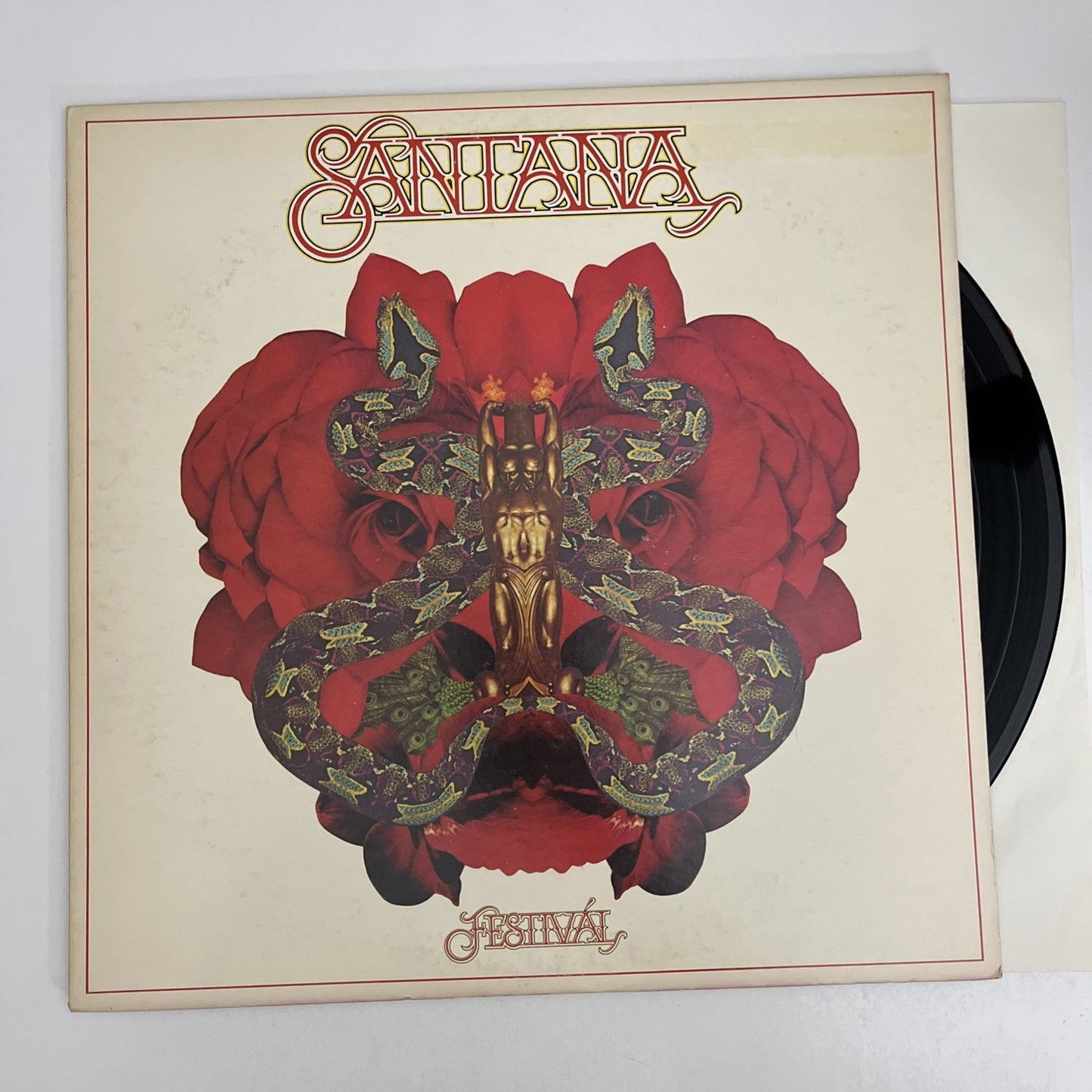 Santana, Santana – Festivál (Vinyl, 1976) Japan LP Album 25AP 333