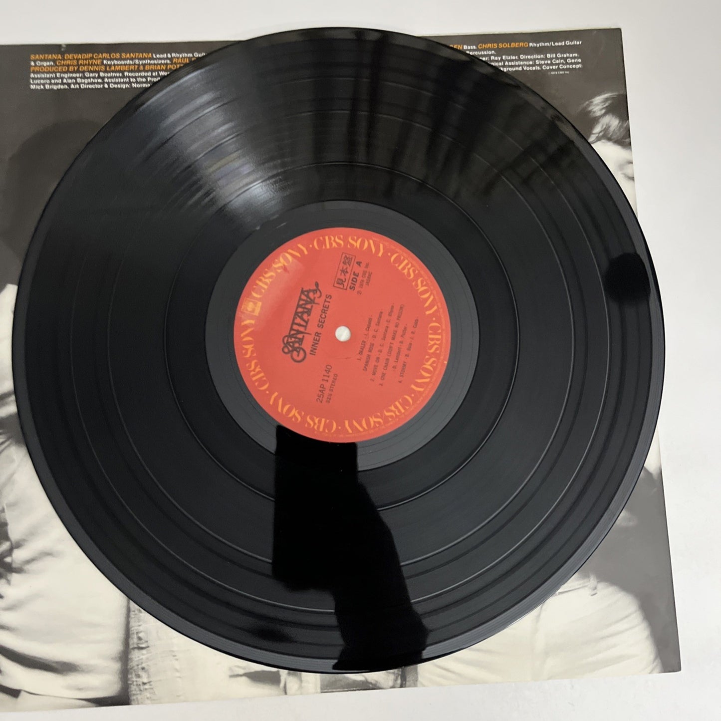 Santana – Inner Secrets (Vinyl, 1978) Japan LP Album Record 25AP 1140
