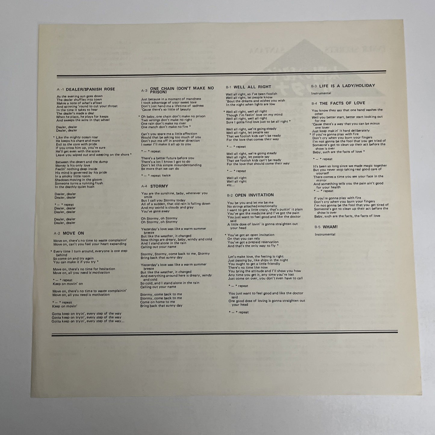 Santana – Inner Secrets (Vinyl, 1978) Japan LP Album Record 25AP 1140