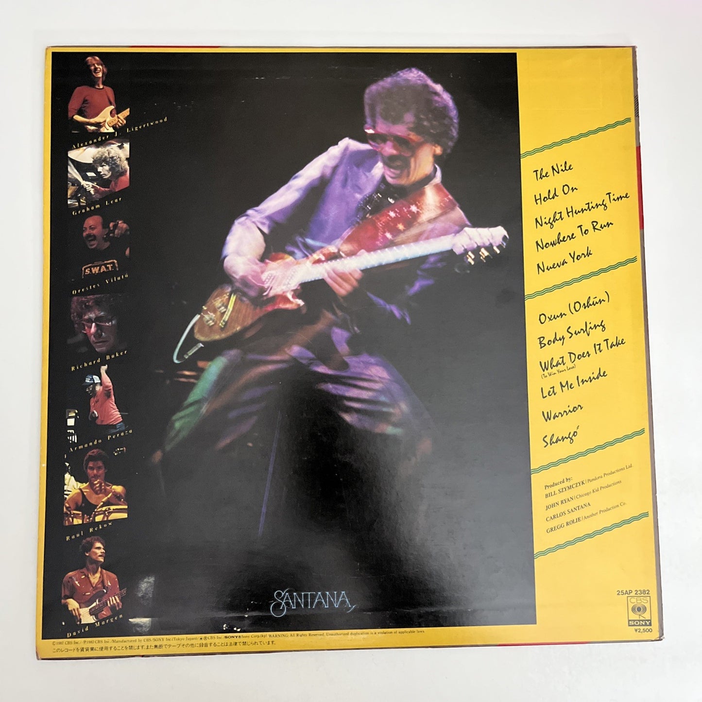 Santana – Shango (Vinyl, 1982) Japan LP Album Record 25AP 2382