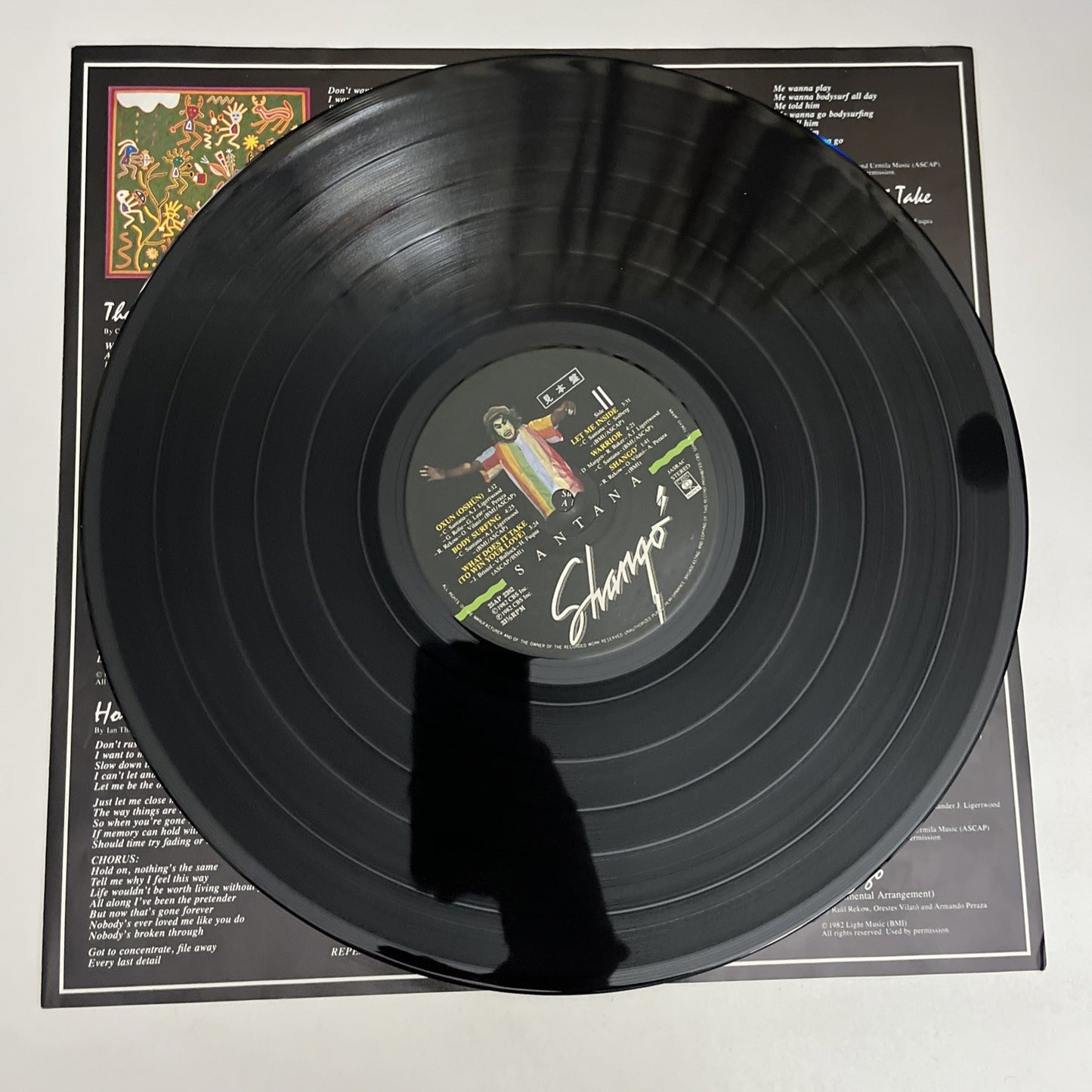 Santana – Shango (Vinyl, 1982) Japan LP Album Record 25AP 2382