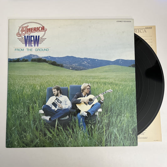 America – View From The Ground (Vinyl, 1982) Japan LP Album Record ECS-81519