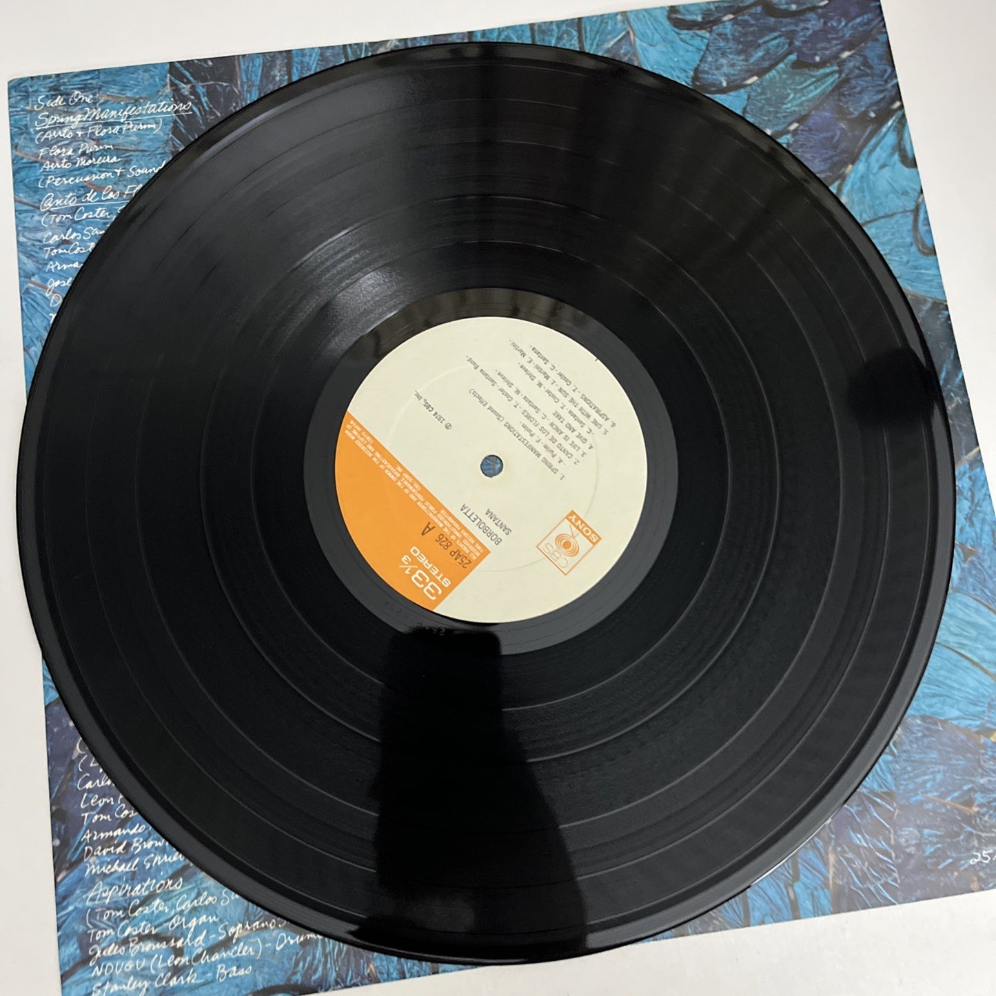 Santana – Borboletta (Vinyl, 1978) Japan LP Album Metallic Cover 25AP 826