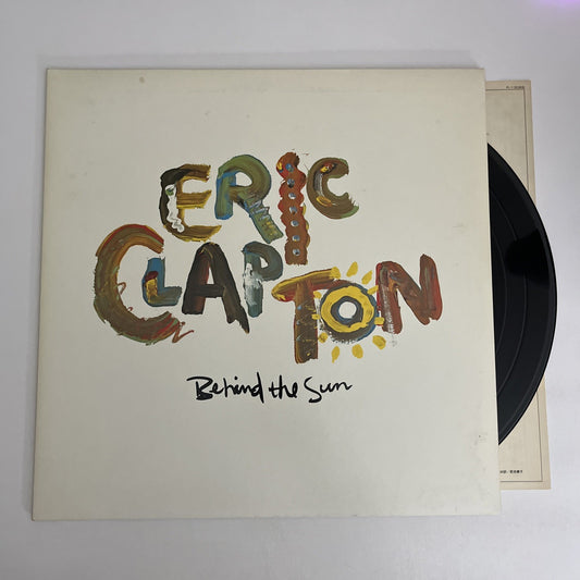 Eric Clapton – Behind The Sun (Vinyl, 1985) Japan LP Gatefold Album P-13069