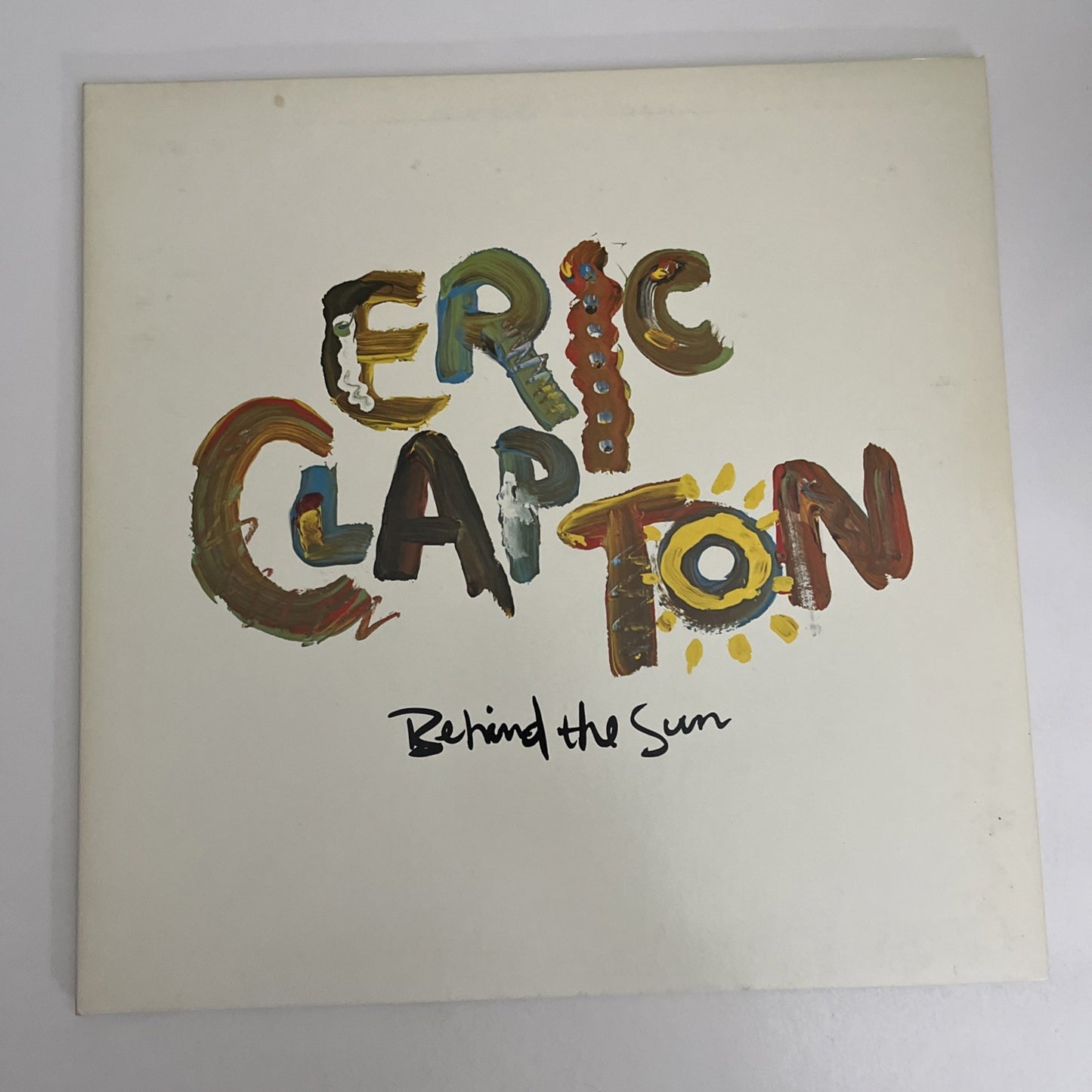 Eric Clapton – Behind The Sun (Vinyl, 1985) Japan LP Gatefold Album P-13069