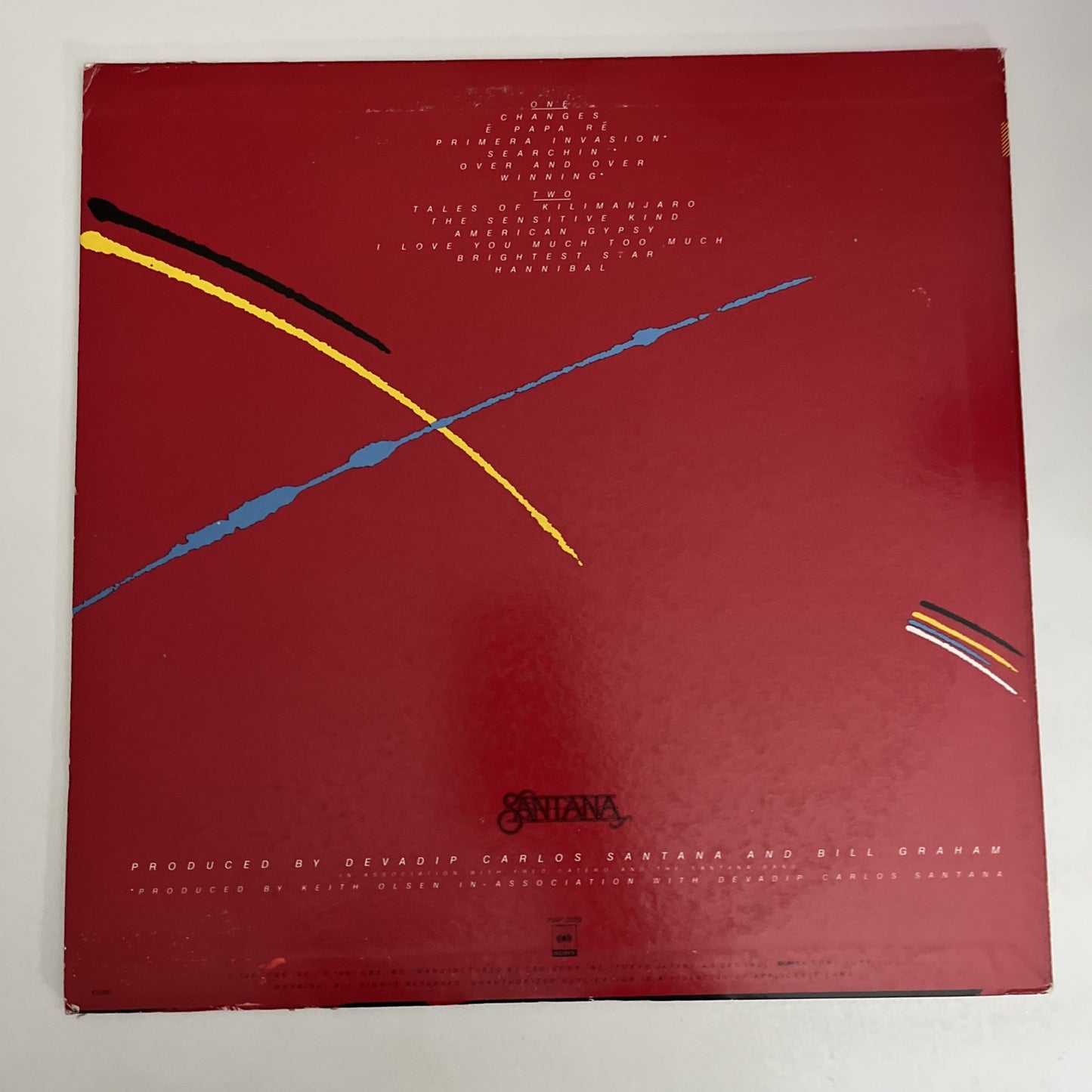 Santana – Zebop! (Vinyl, 1981) Japan LP Vinyl Album Record Promo 25AP 2020