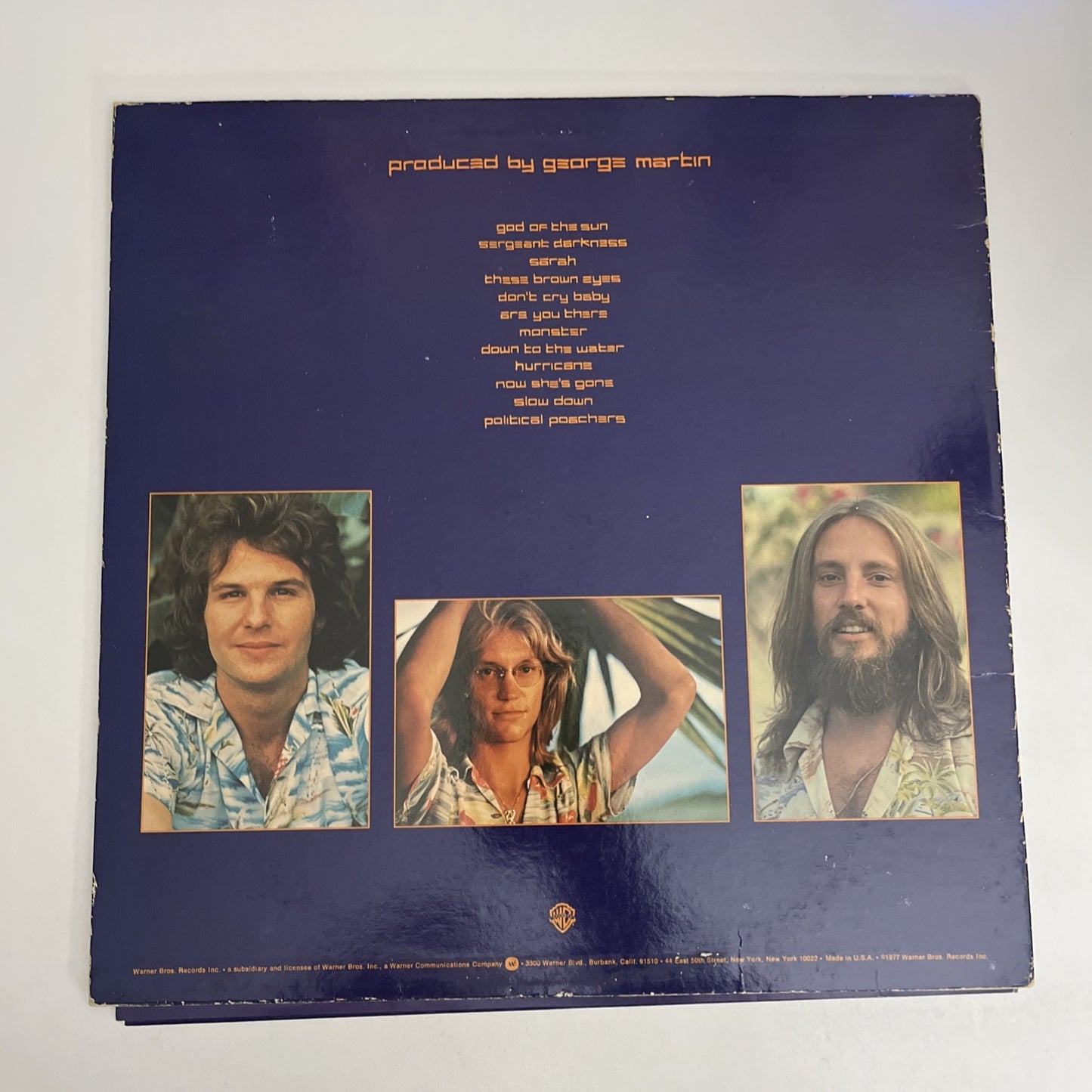 America – Harbor (Vinyl, 1977) US LP Record Album BSK 3017