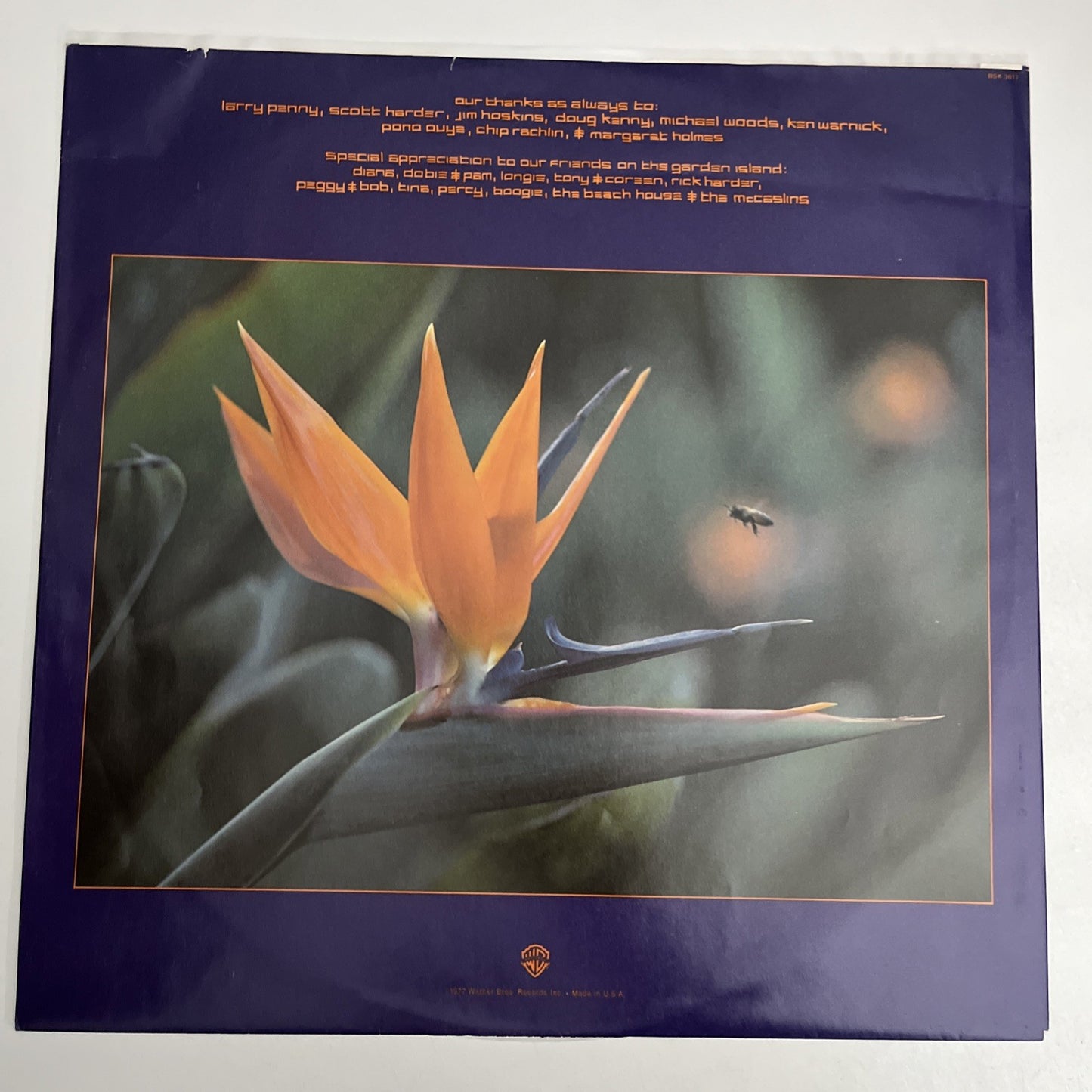 America – Harbor (Vinyl, 1977) US LP Record Album BSK 3017