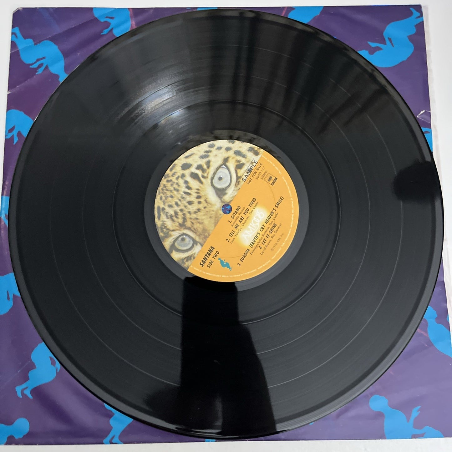 Santana – Amigos (Vinyl, 1976) Japan LP Album Promo Record SOPO 117