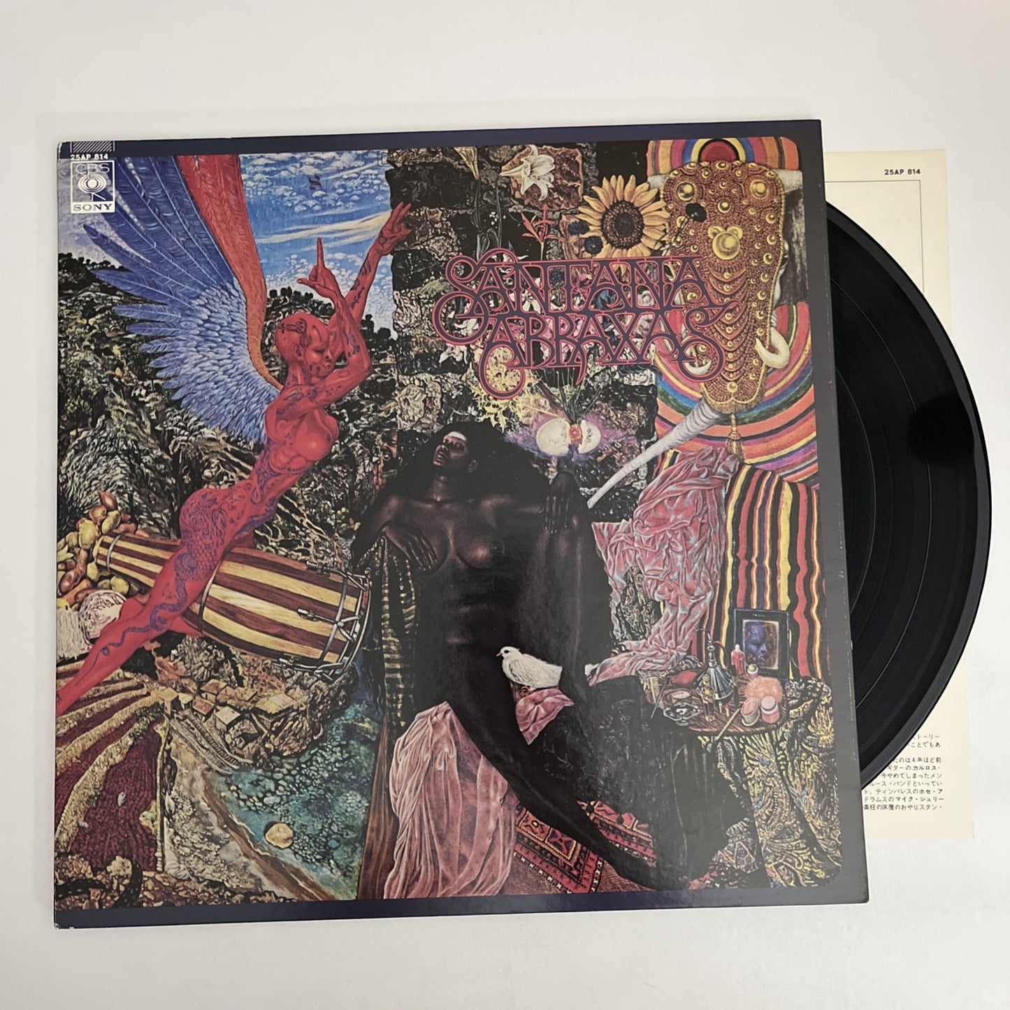 Santana – Abraxas (Vinyl, 1977) Japan LP Gatefold  25AP 814