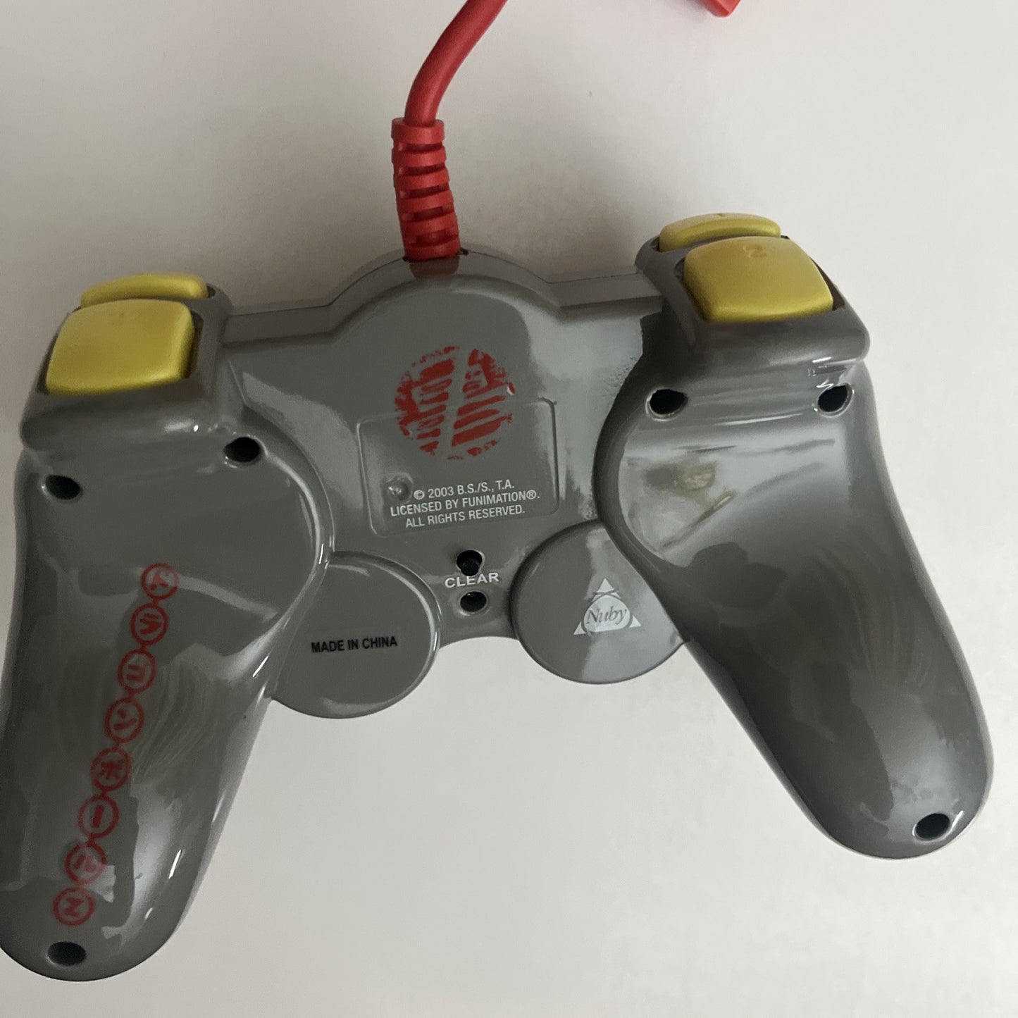 Genuine Dragonball Z Goku Sony PlayStation PS2 Controller Wired with Turbo