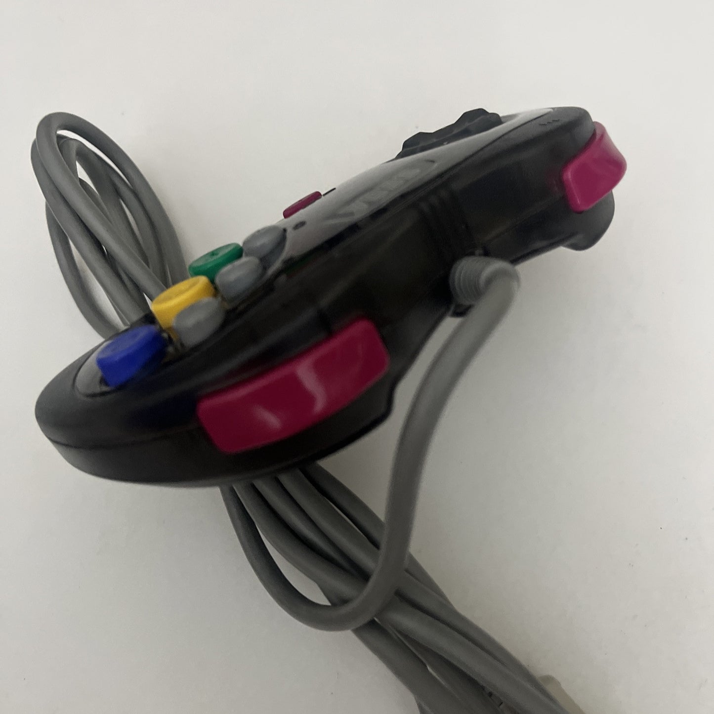 Genuine Sega Saturn Controller Clear Black Skeleton HSS-0101