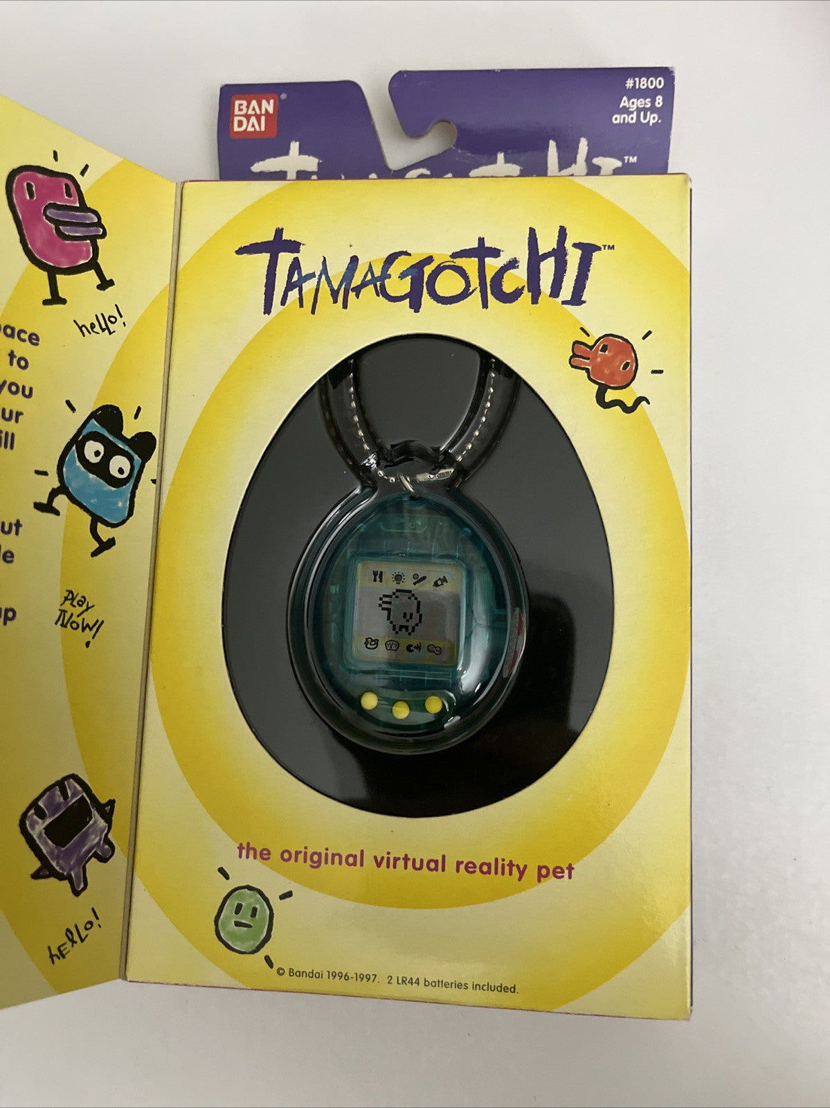 Original Tamagotchi Dark Green 1997 The Original Virtual Reality Pet #1800 NEW