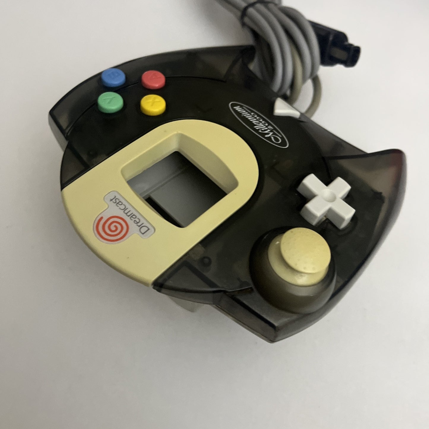 Sega Dreamcast Millennium 2000 Charcoal Transparent Controller Wired HKT-7700