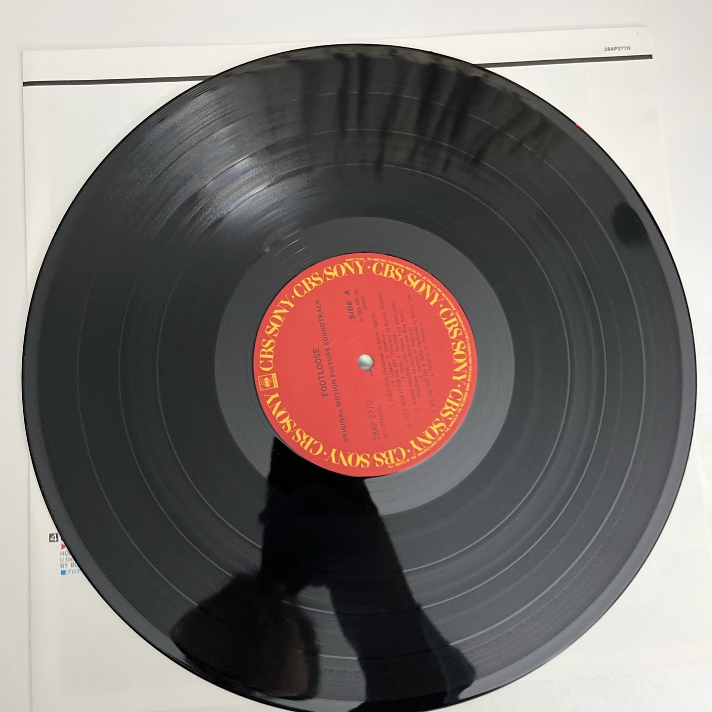 Footloose 1984 OST Film Soundtrack LP Vinyl Album Record Japan 28AP 2770