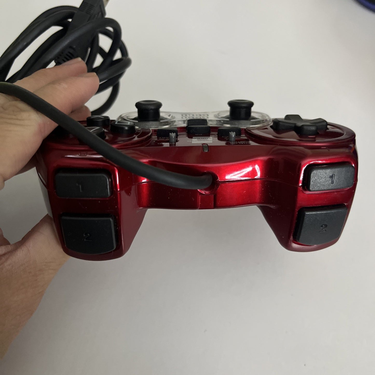 Hori PS3 Horipad Turbo 3 PlayStation Fighting Controller Red with Turbo Function