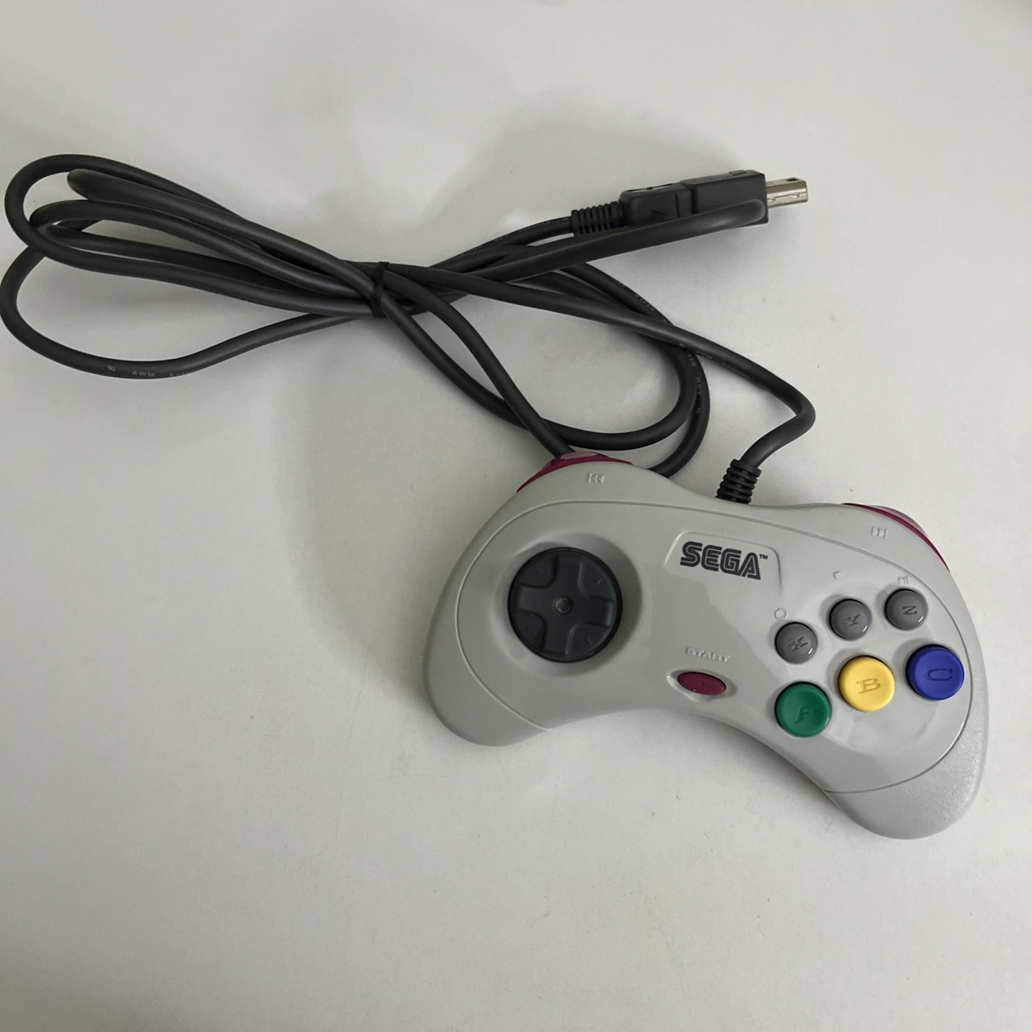 Genuine Official Sega Saturn Controller Gamepad White HSS-0101