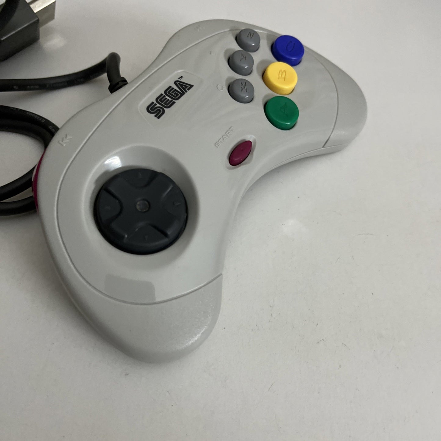 Genuine Official Sega Saturn Controller Gamepad White HSS-0101