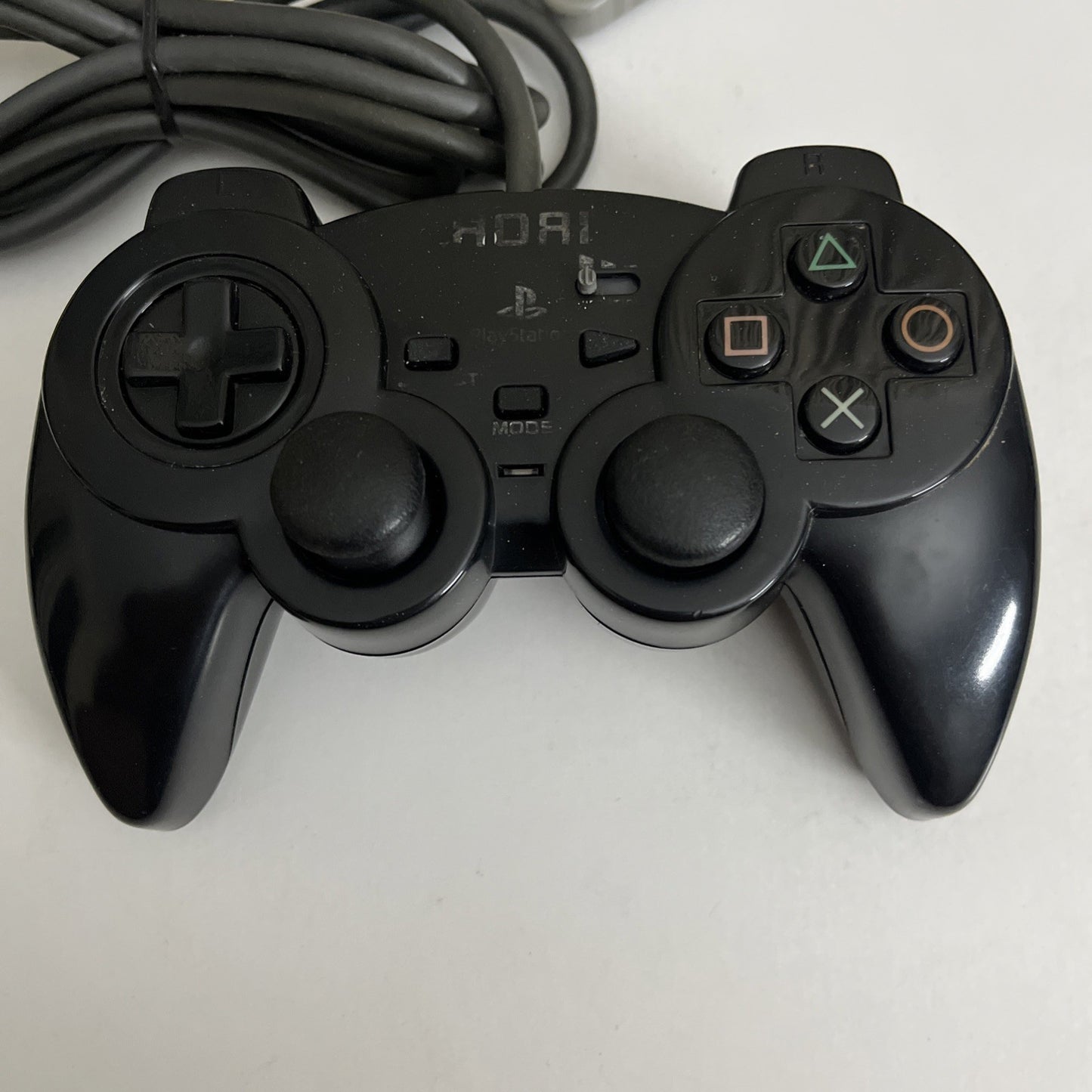 Hori PS2 Sony PlayStation Analog Sindou Fighting Controller Black