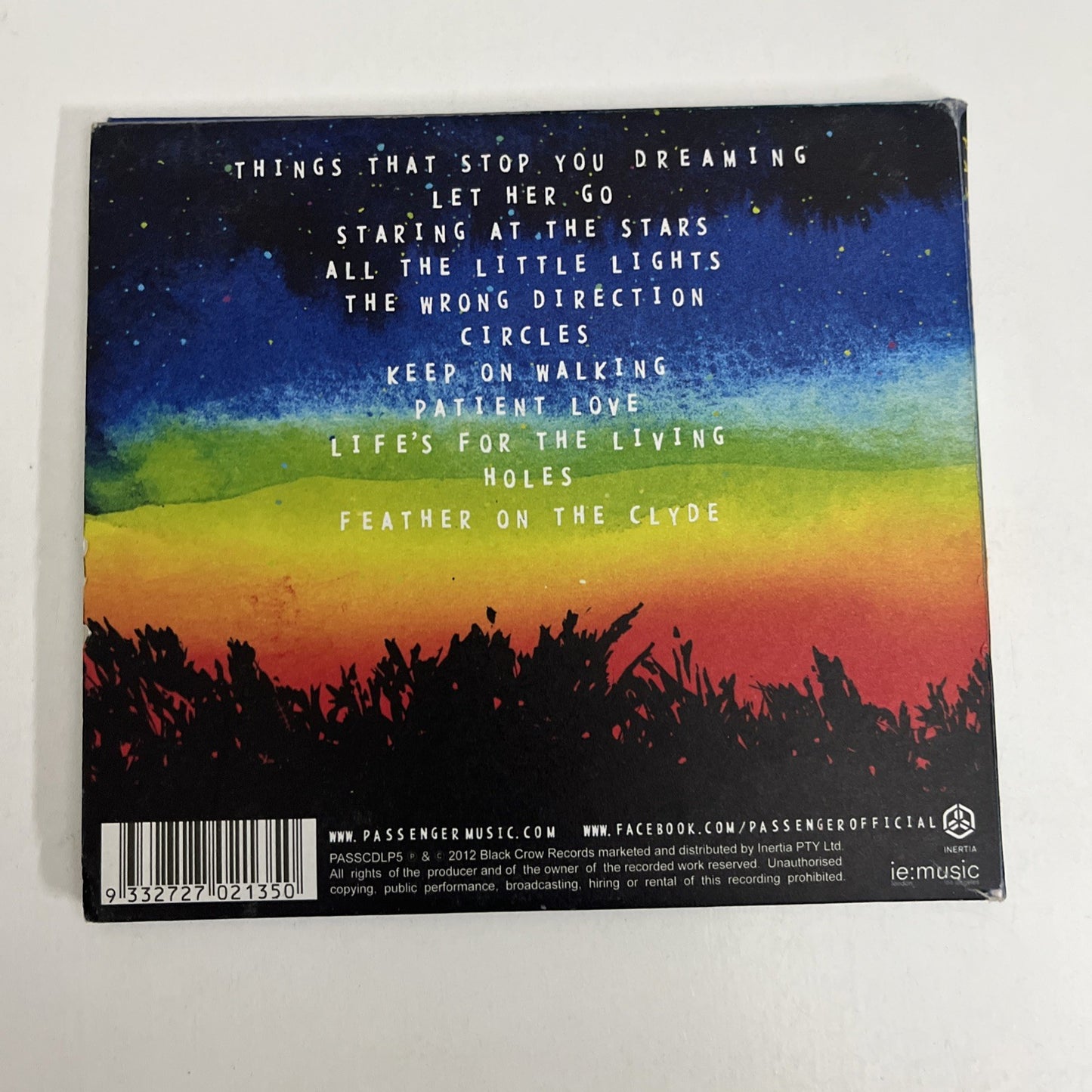 Passenger – All The Little Lights (CD, 2012) Digipak Album PASSCDLP5