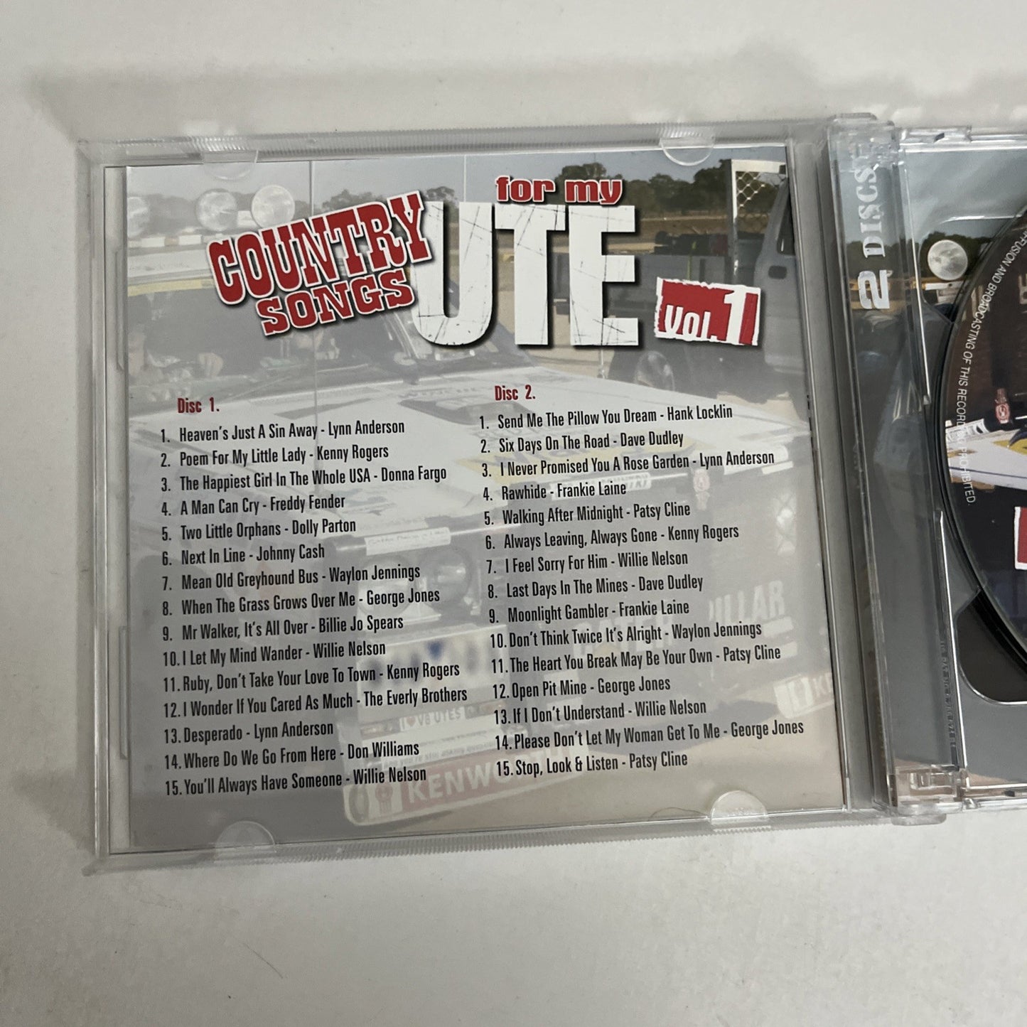 Country Songs For My Ute Vol. 1 (CD, 2011) 2-Disc PEL2CD2143