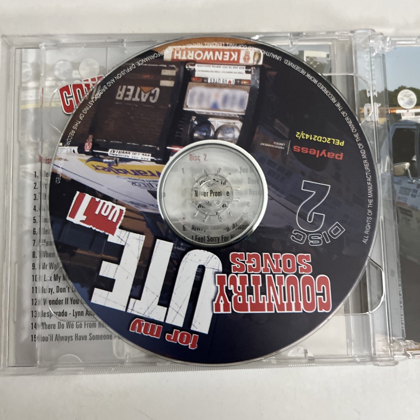 Country Songs For My Ute Vol. 1 (CD, 2011) 2-Disc PEL2CD2143