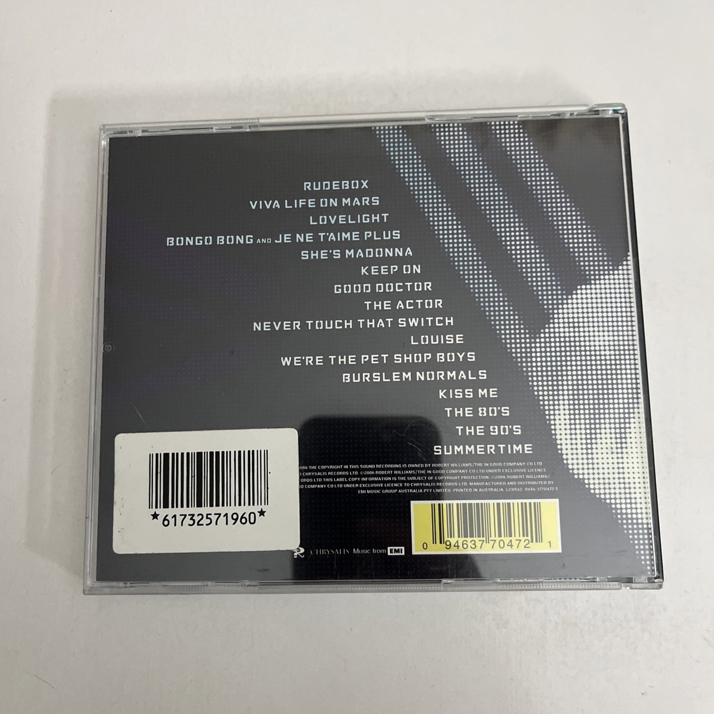 Robbie Williams – Rudebox (CD, 2006) Australia 0946 37704721