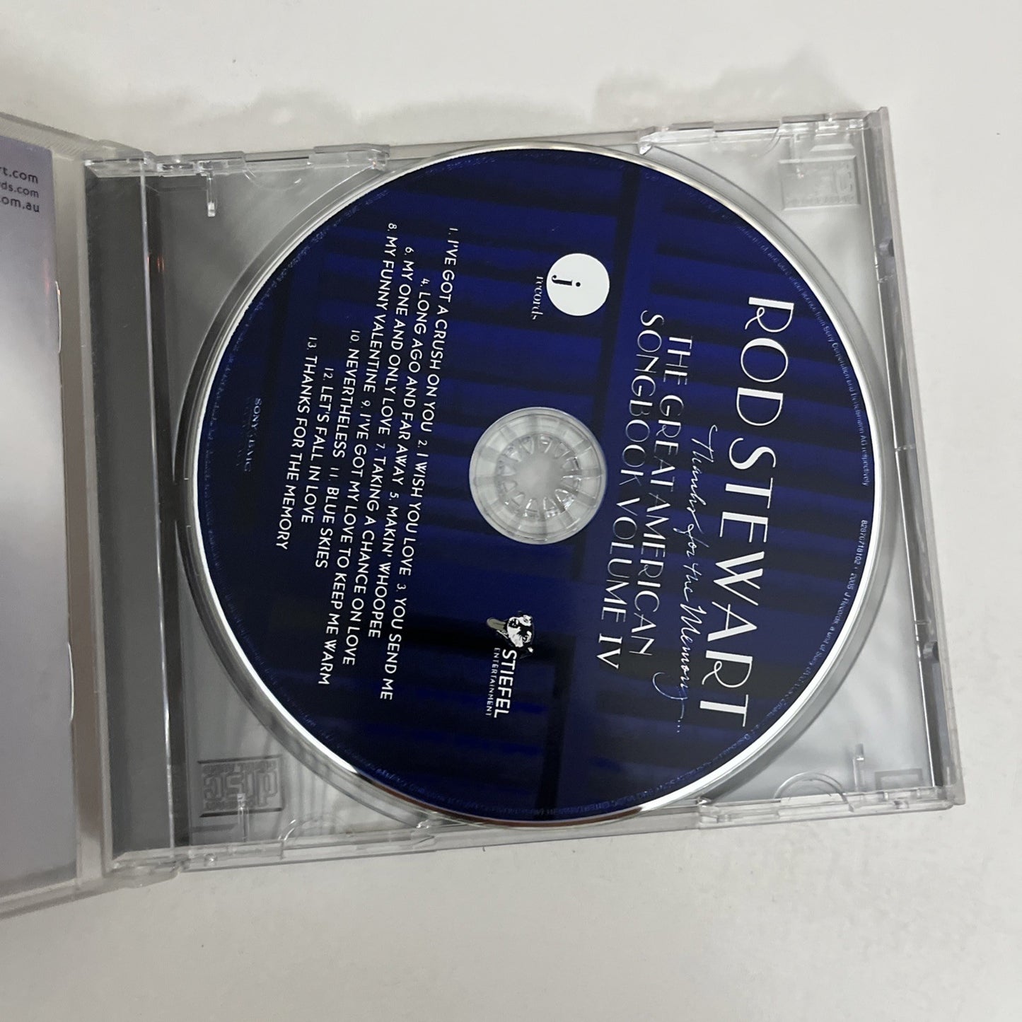 Rod Stewart – Thanks For The Memory The Great American Songbook Vol 4 (CD,2005)