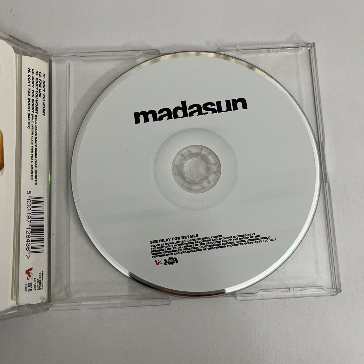 Madasun – Don't You Worry (CD, 2000) Single VVR5012843