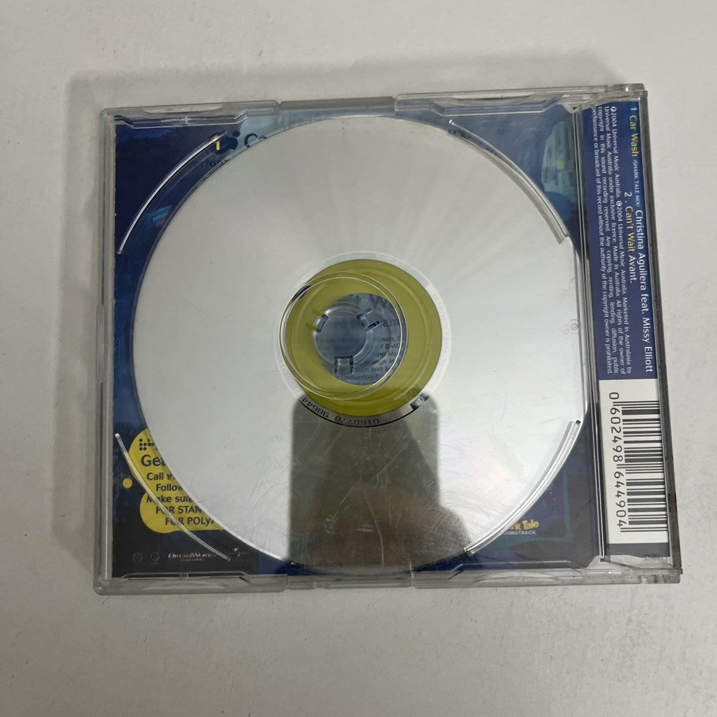 Christina Aguilera, Missy Elliott – Car Wash (CD, 2004) Shark Tale Soundtrack