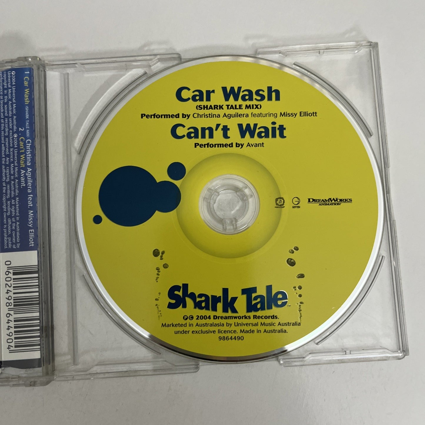 Christina Aguilera, Missy Elliott – Car Wash (CD, 2004) Shark Tale Soundtrack