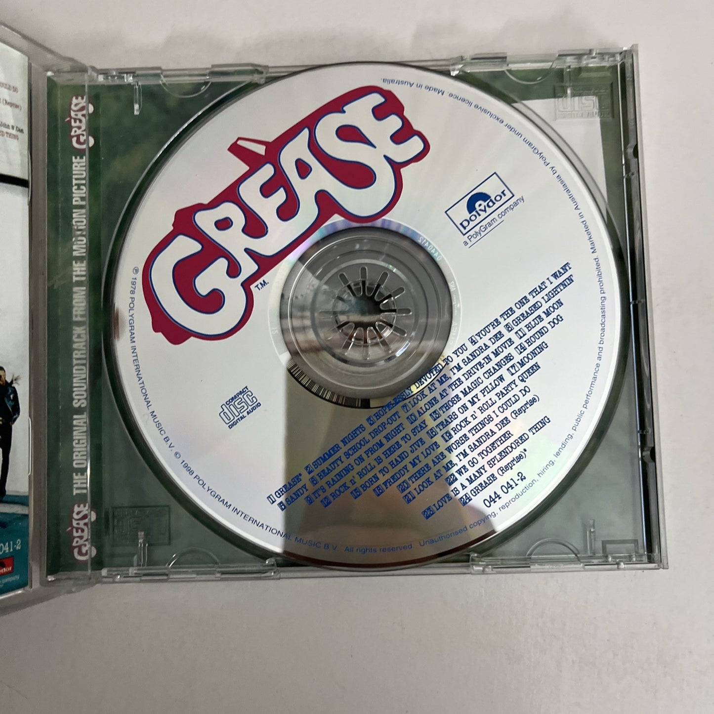 Grease (Soundtrack From The Motion Picture) (CD, 1998) 044 041-2