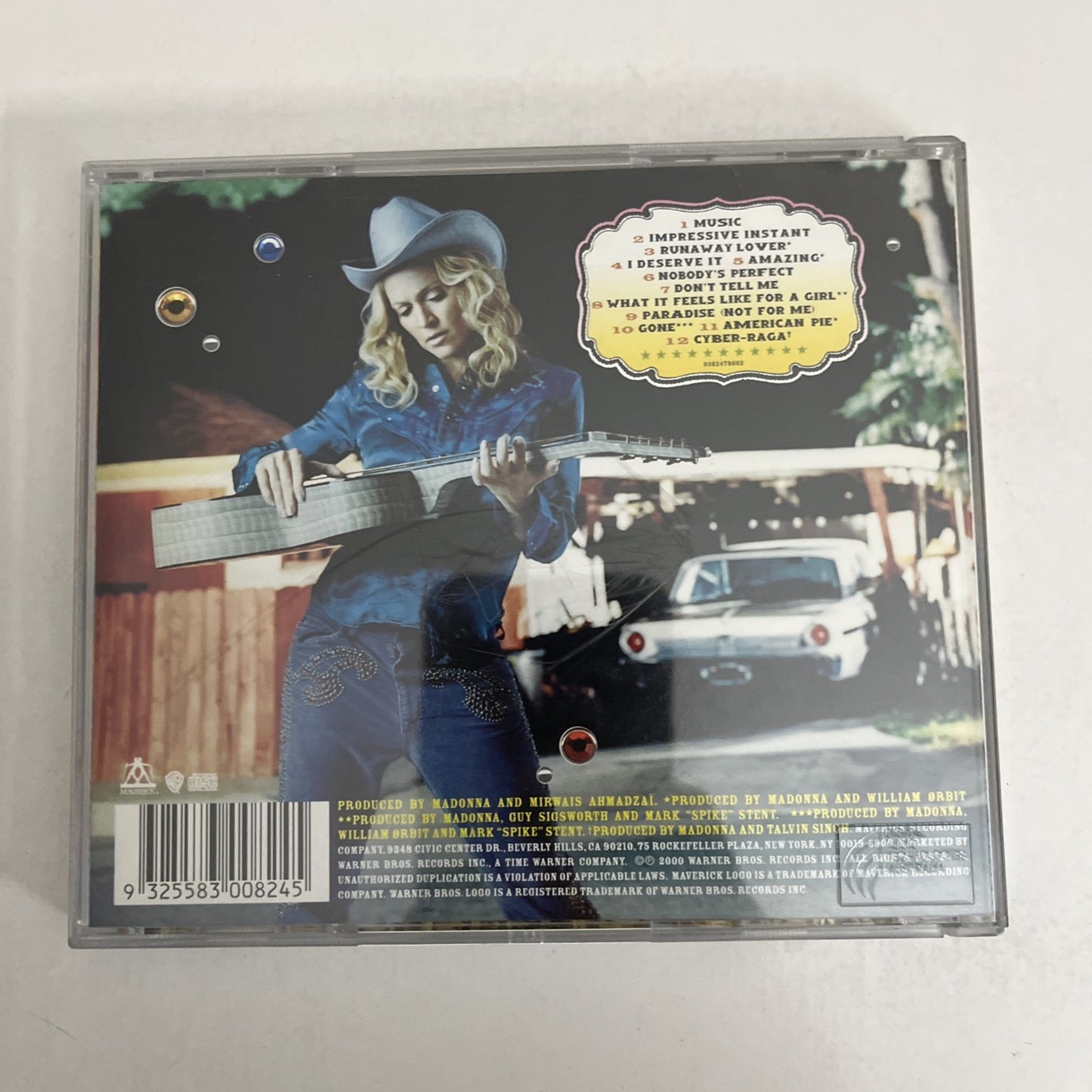 Madonna – Music (CD, 2001) Album 9362478662