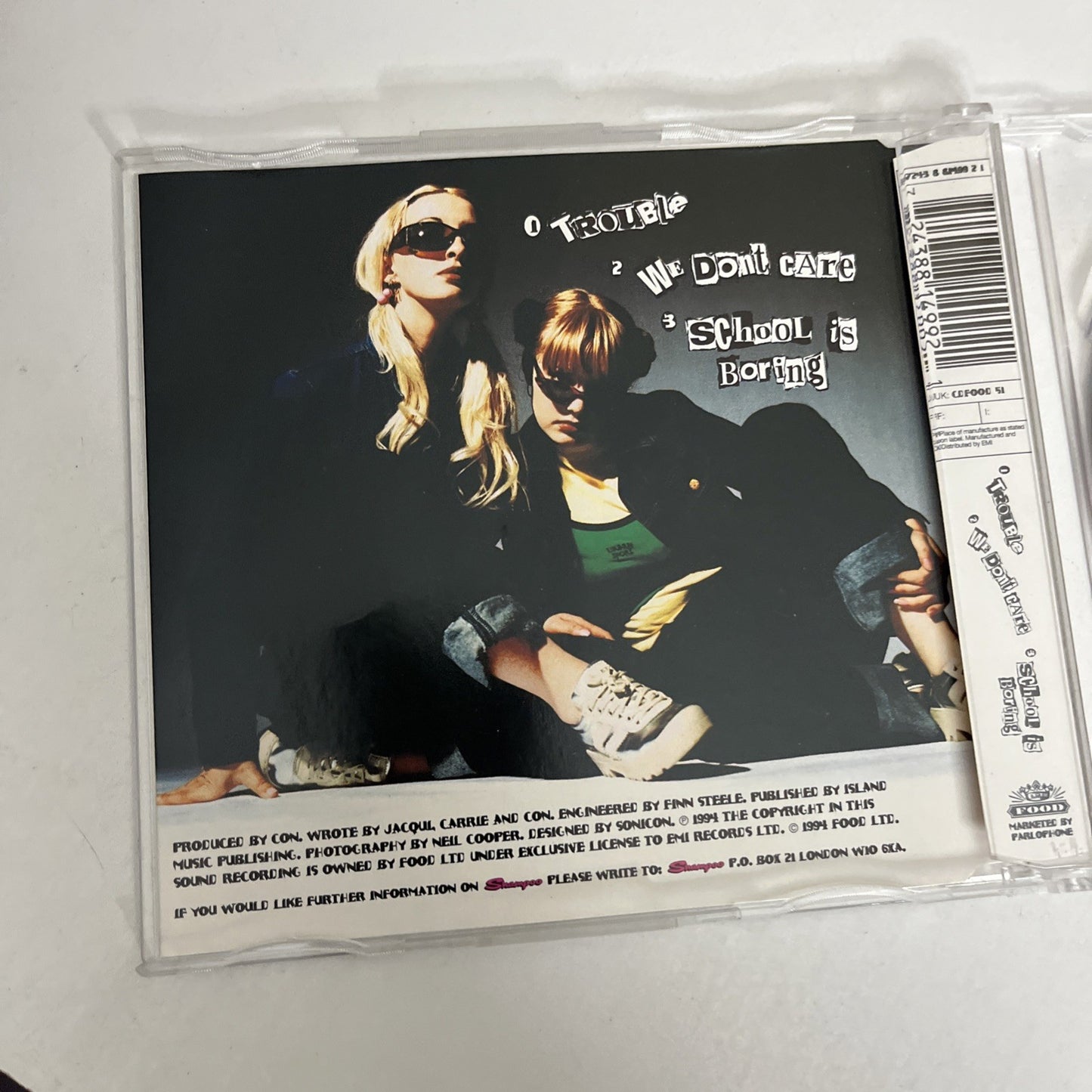 Shampoo – Trouble (CD, 1994) Australia Single CDFOOD 51