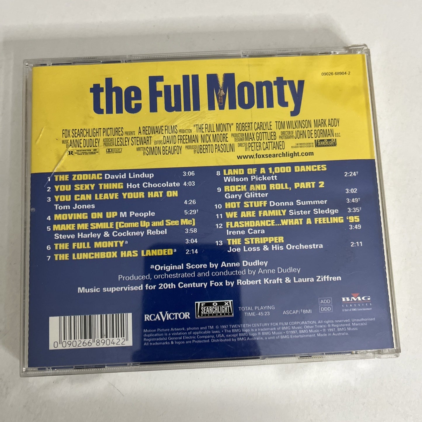The Full Monty (Motion Picture Soundtrack) (CD, 1997) 09026-68904-2