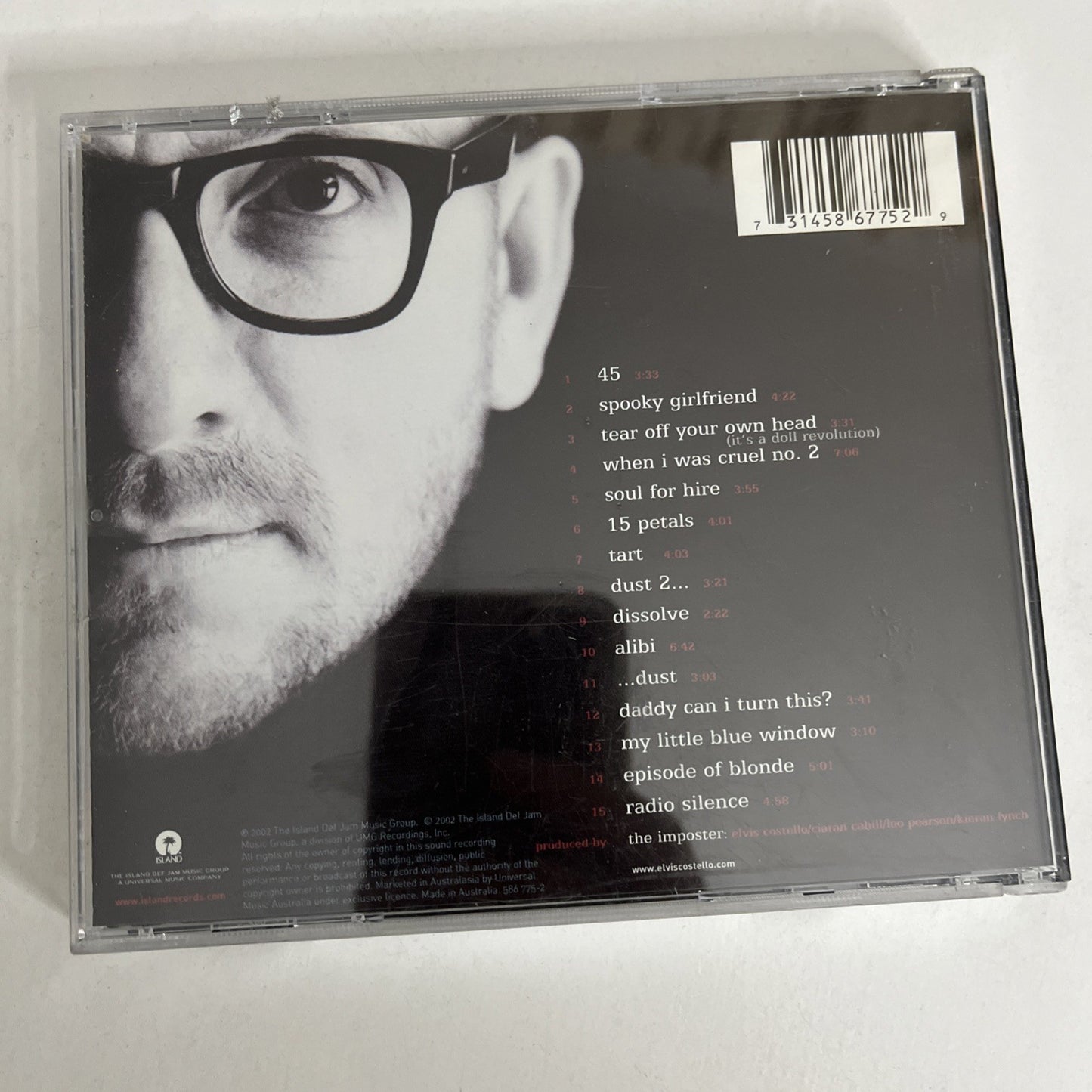 Elvis Costello – When I Was Cruel (CD, 2002) Album 586 775-2