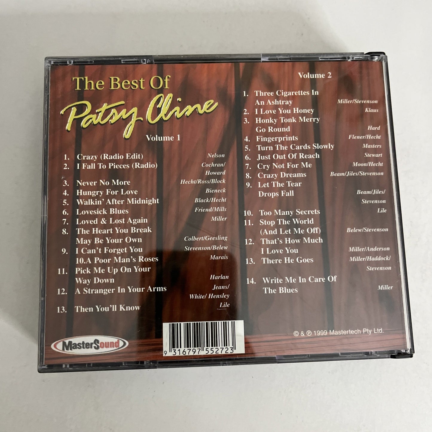 Patsy Cline – The Best Of Patsy Cline (CD, 1999) Australia 570272
