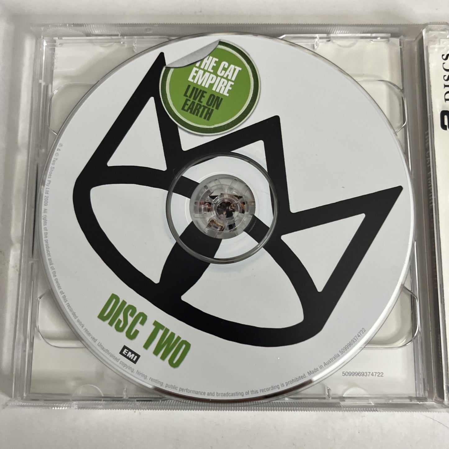 The Cat Empire – Live On Earth (CD, 2009) 2-Disc 5099969374722