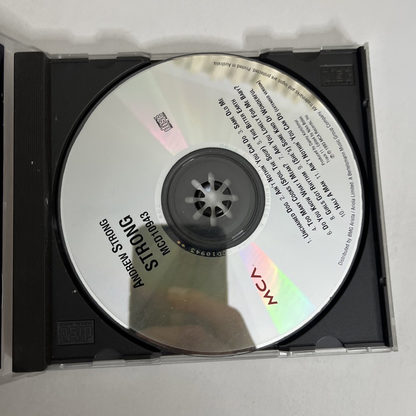 Andrew Strong – Strong (CD, 1993) Australia MCD 10943