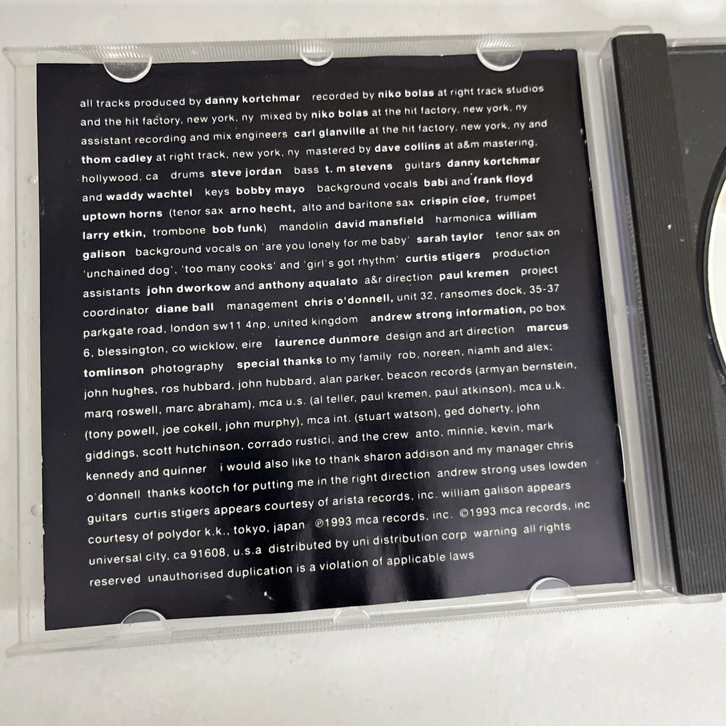 Andrew Strong – Strong (CD, 1993) Australia MCD 10943