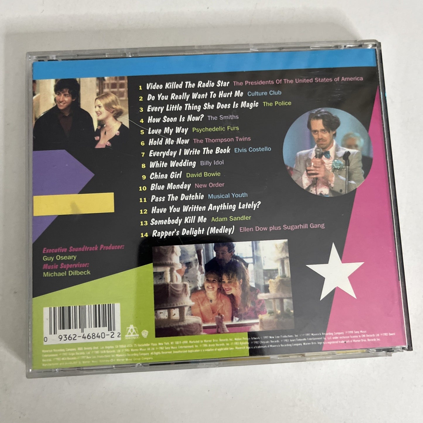 The Wedding Singer (Music From Motion Picture) (CD, 1998) Australia 9362468402