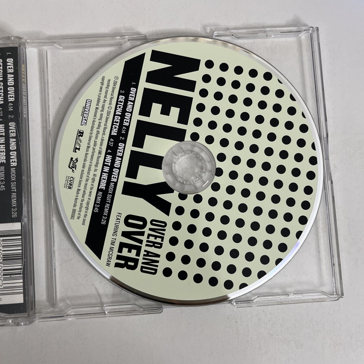 Nelly – Over And Over (CD, 2004) Australia 9880063